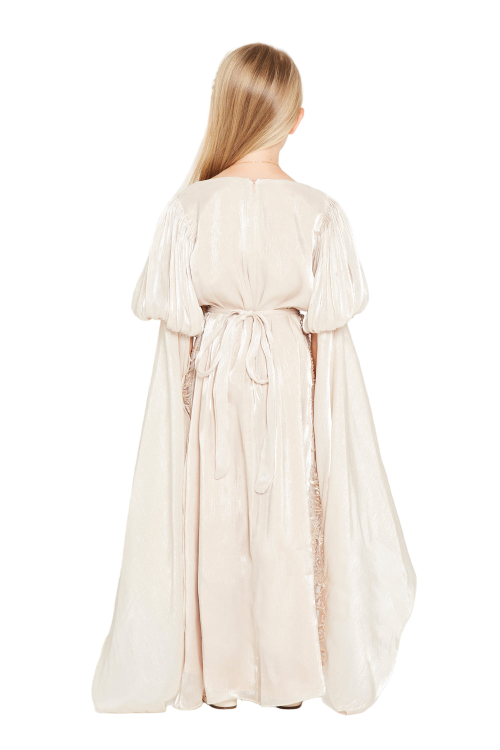 Whimsical Floral Embellished Elegance Gown