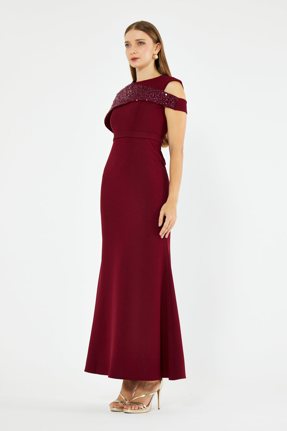 Seren One-Shoulder Grace Gown