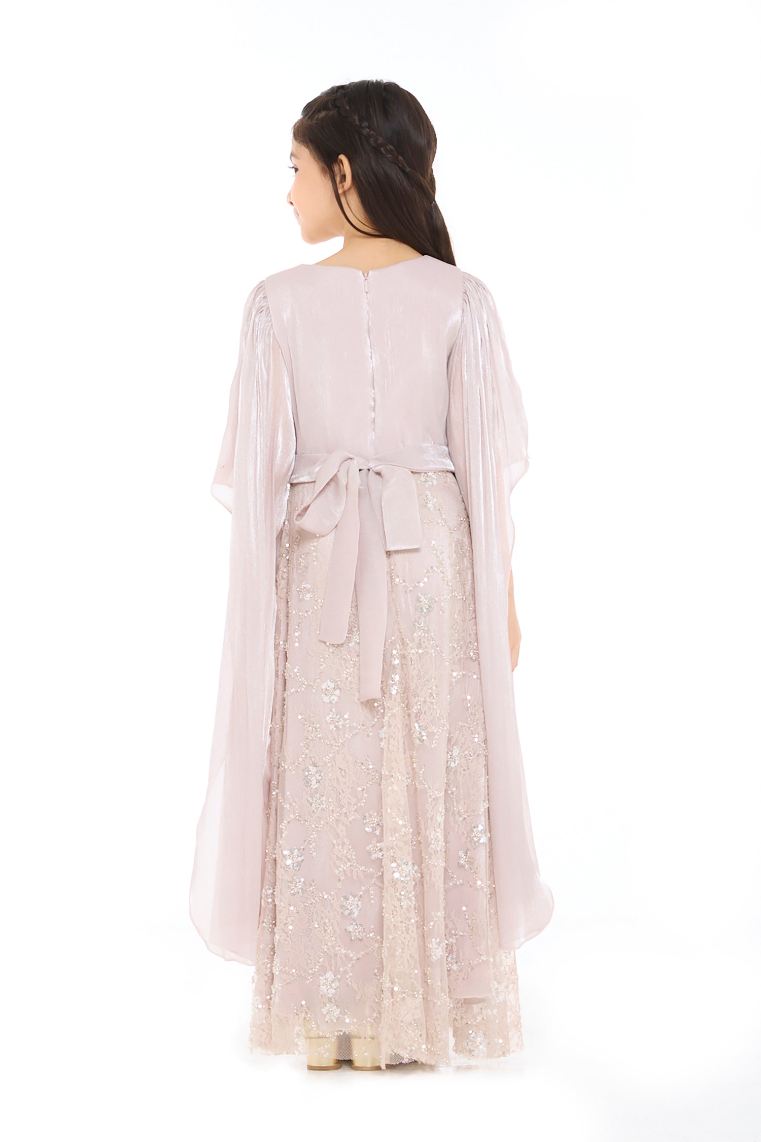 Embellished Lace & Organza Harmony Gown