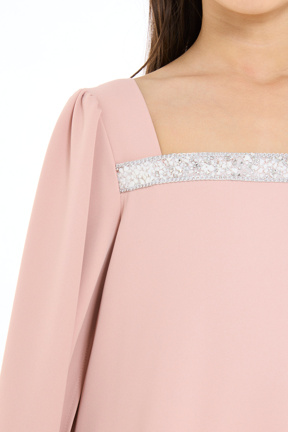 Crimson Whisper Cape Dress