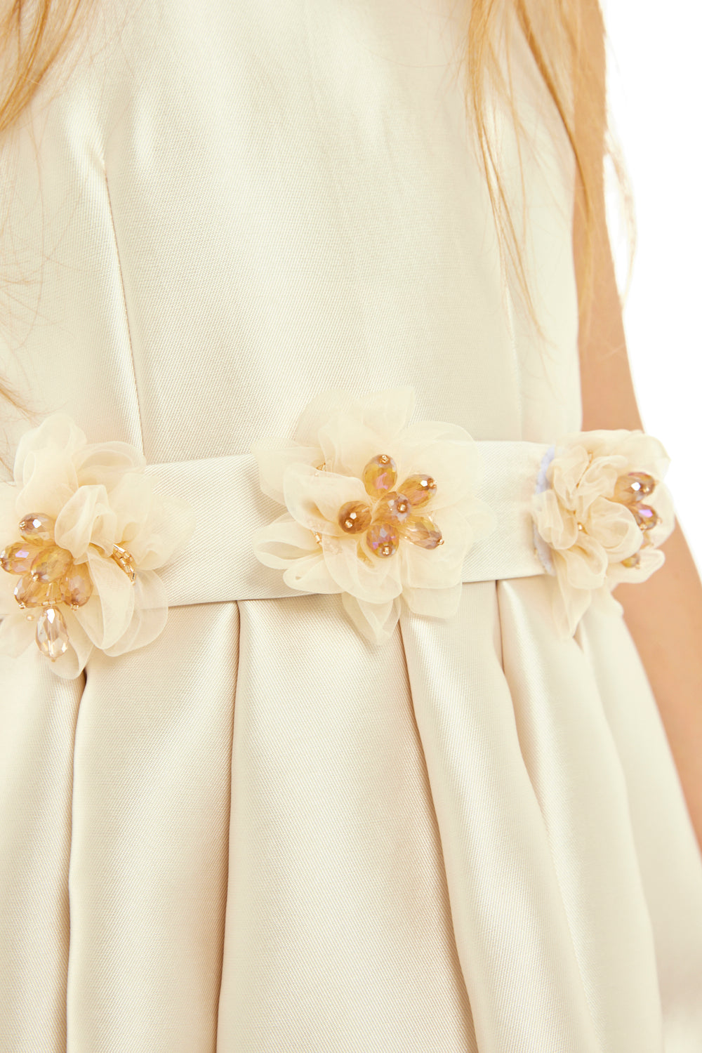 Floral Waistband A-Line Dress