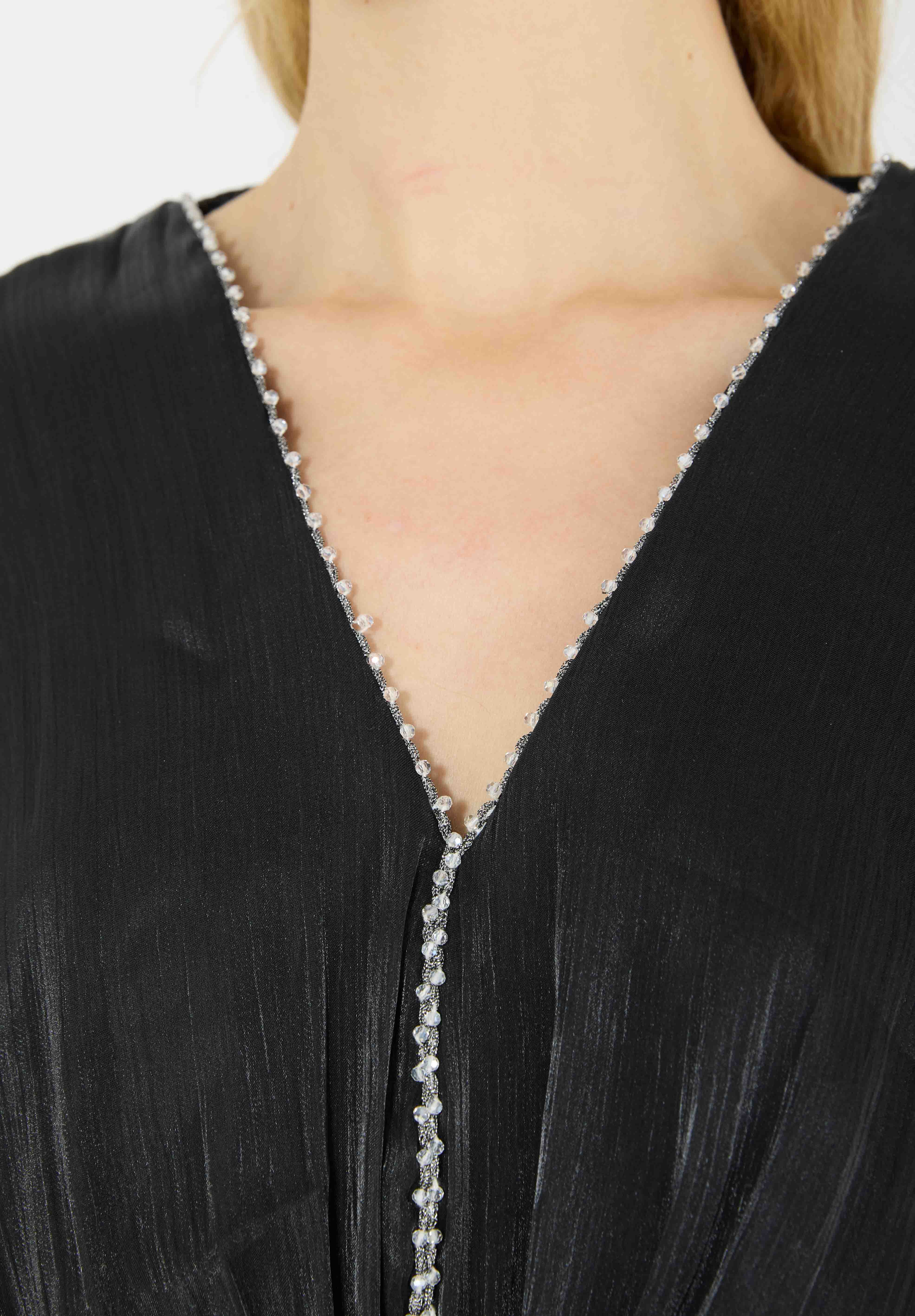 Beautiful Asymmetrical Silk Long Dress