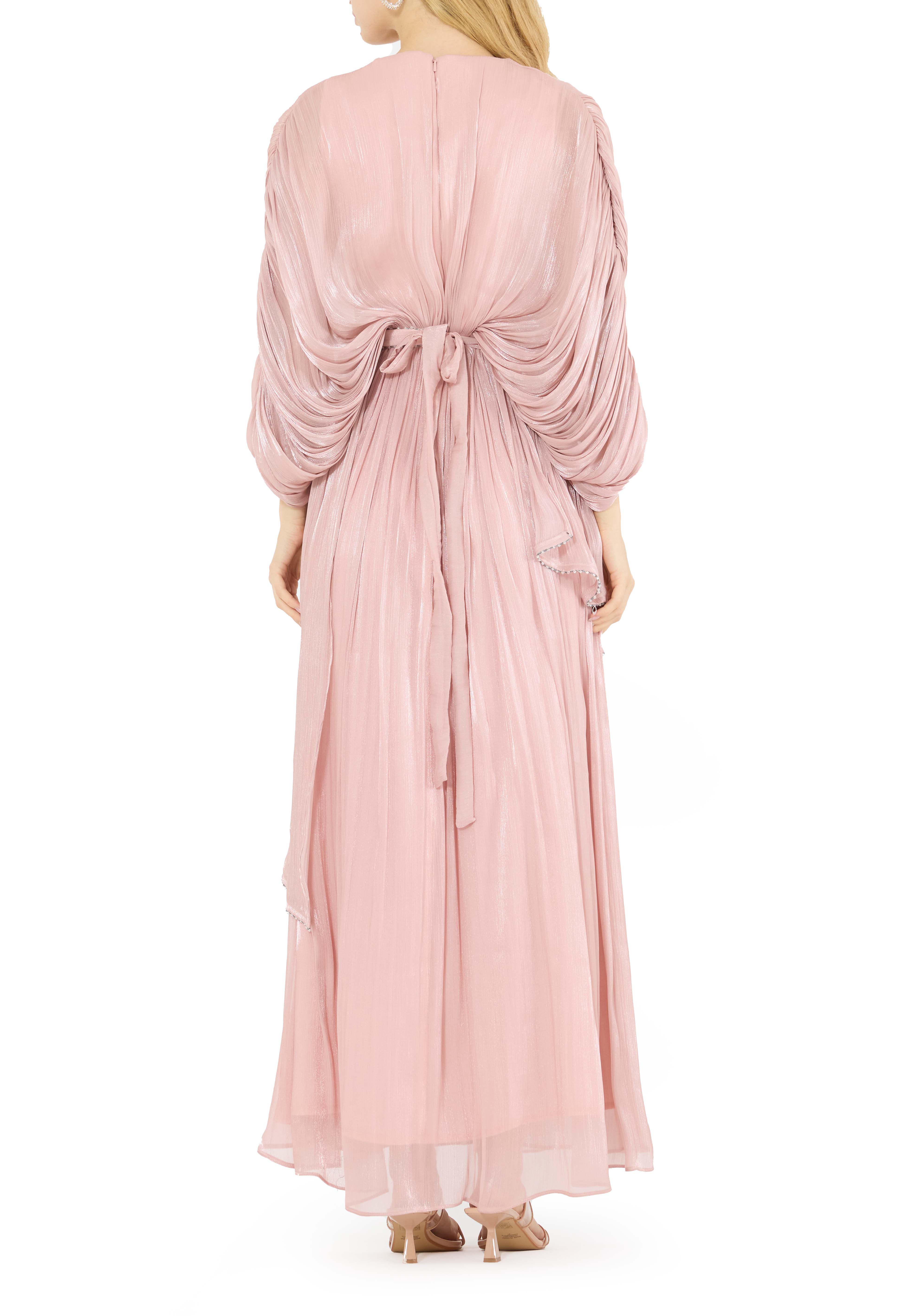 Beautiful Asymmetrical Silk Long Dress