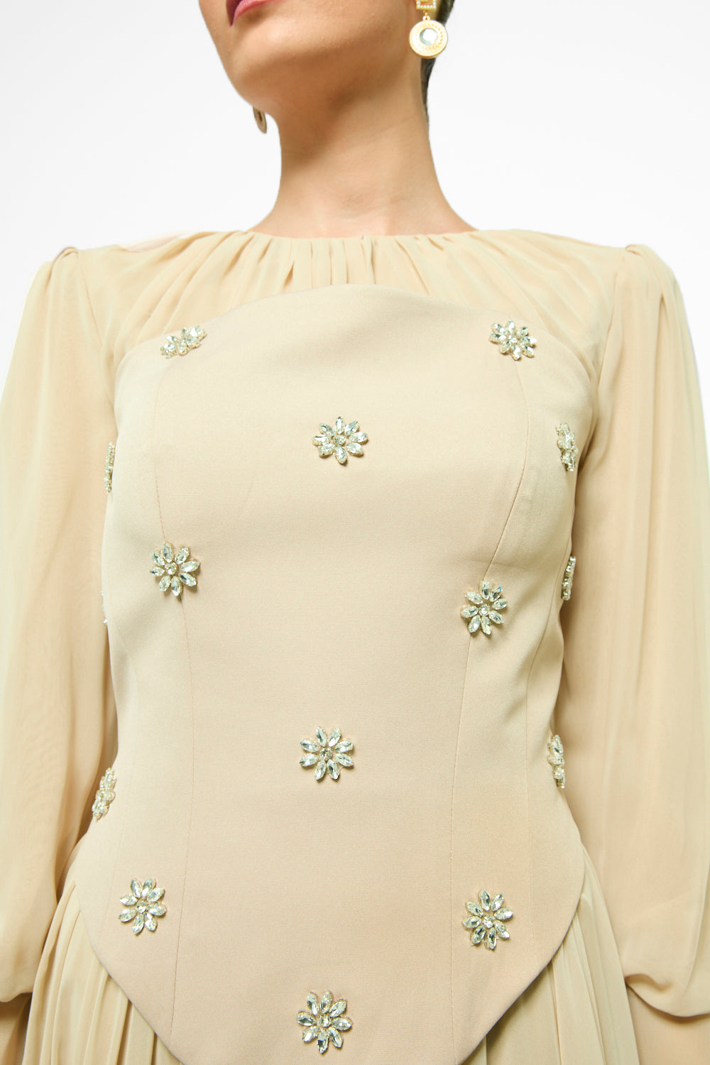 Starlit Blossom Gown