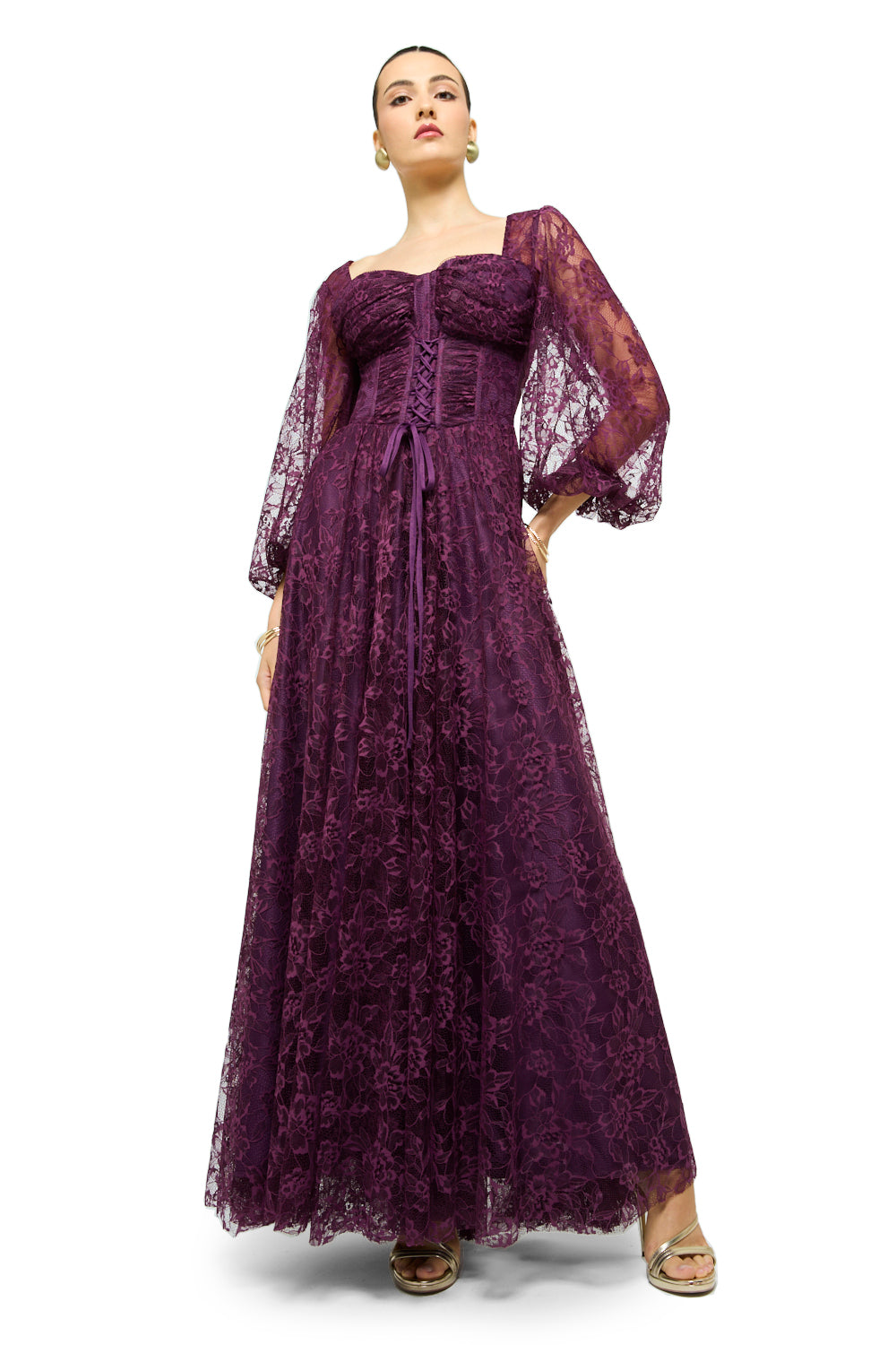 Enchanted Lace Corset Gown