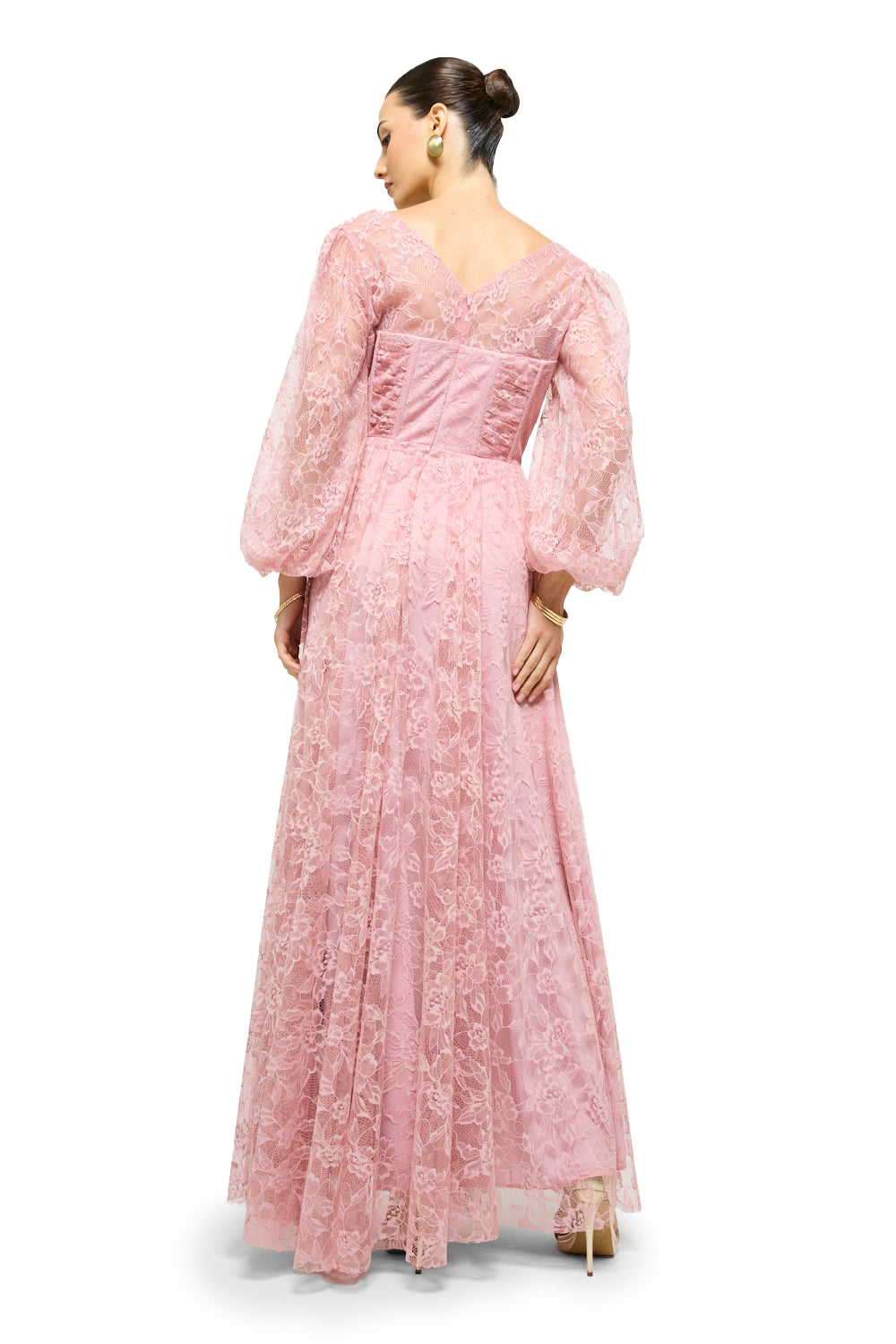Enchanted Lace Corset Gown