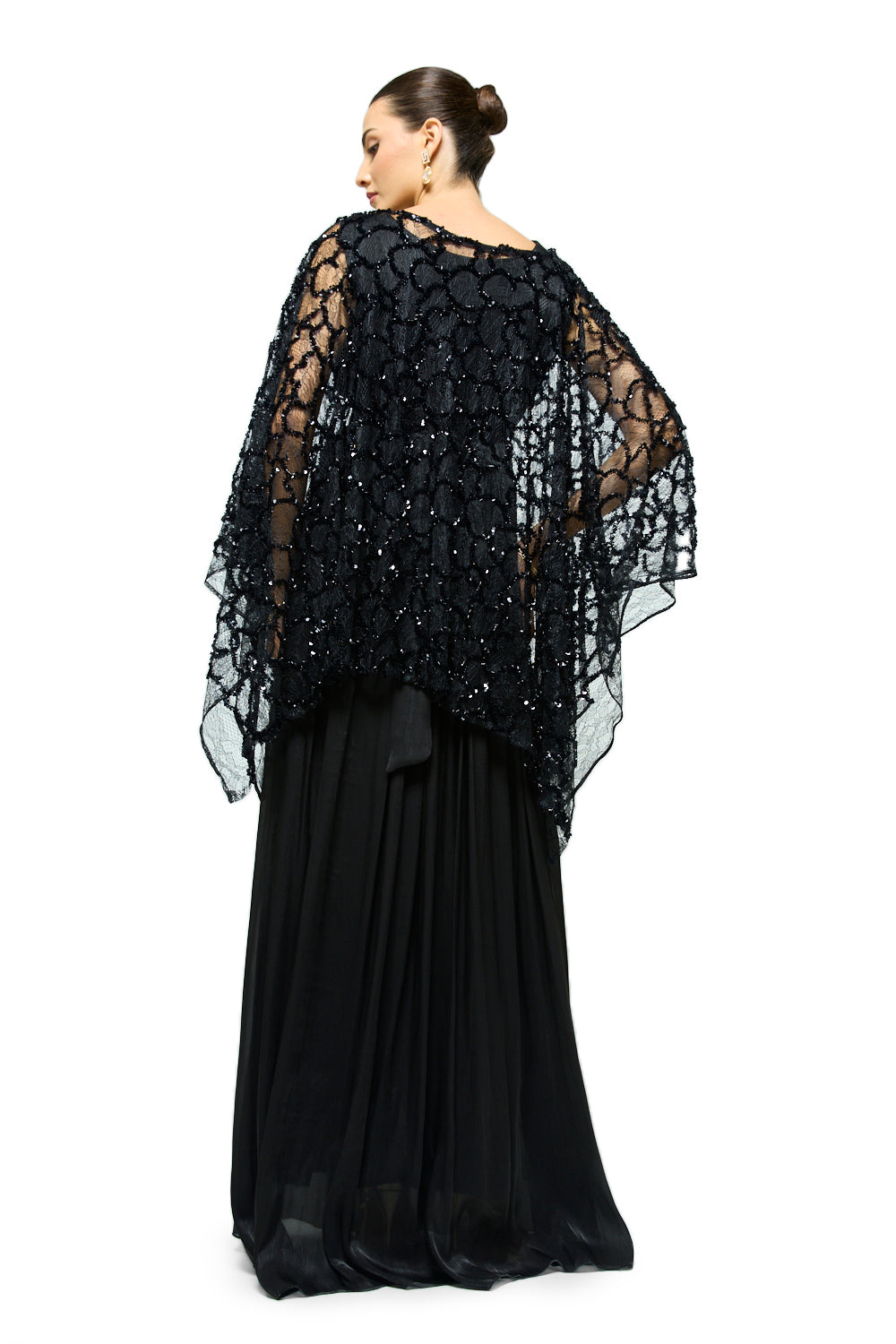 Ethereal Lace Overlay Gown