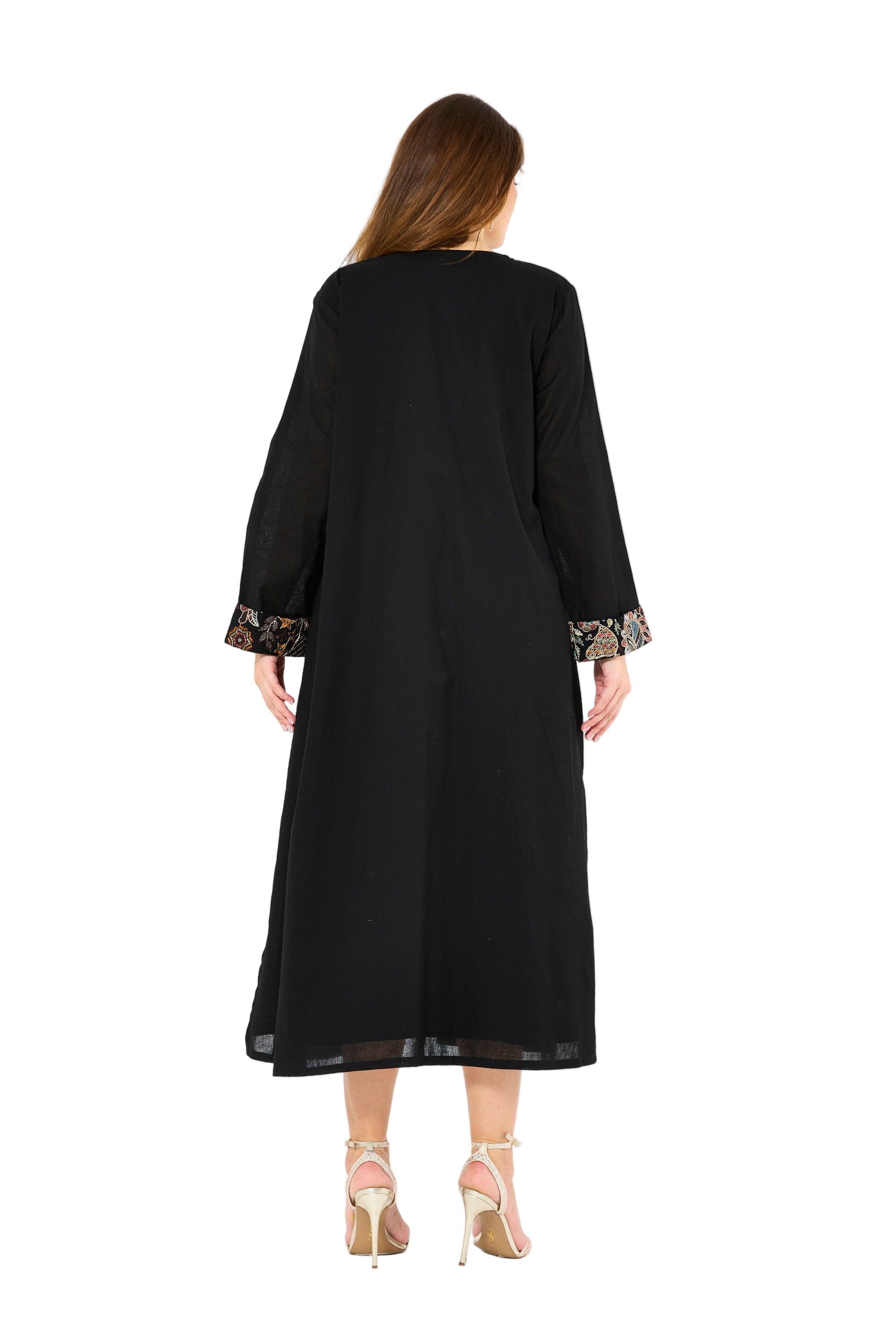 Contrast Large Patchwork Jalabiya