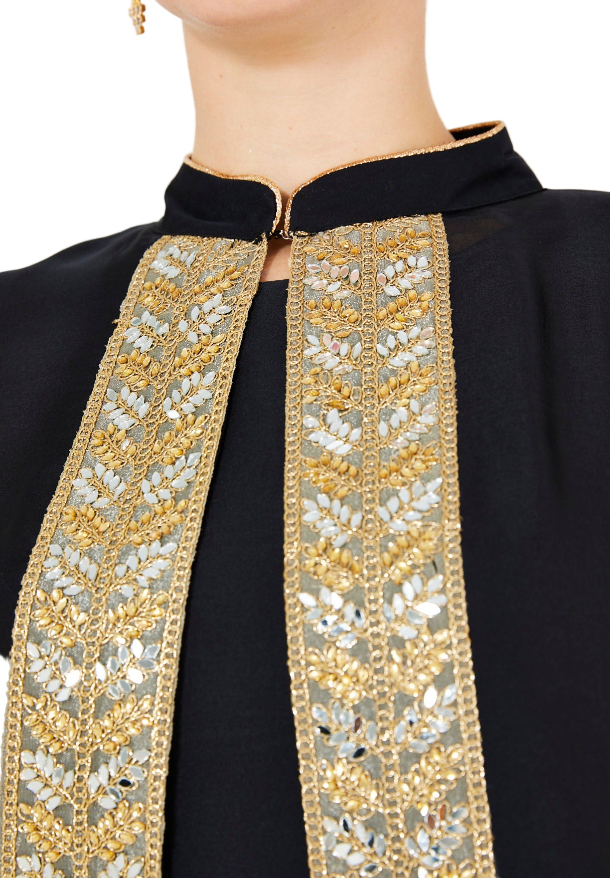 Animal-Inspired Abstract Printed Overlay & Dress Set