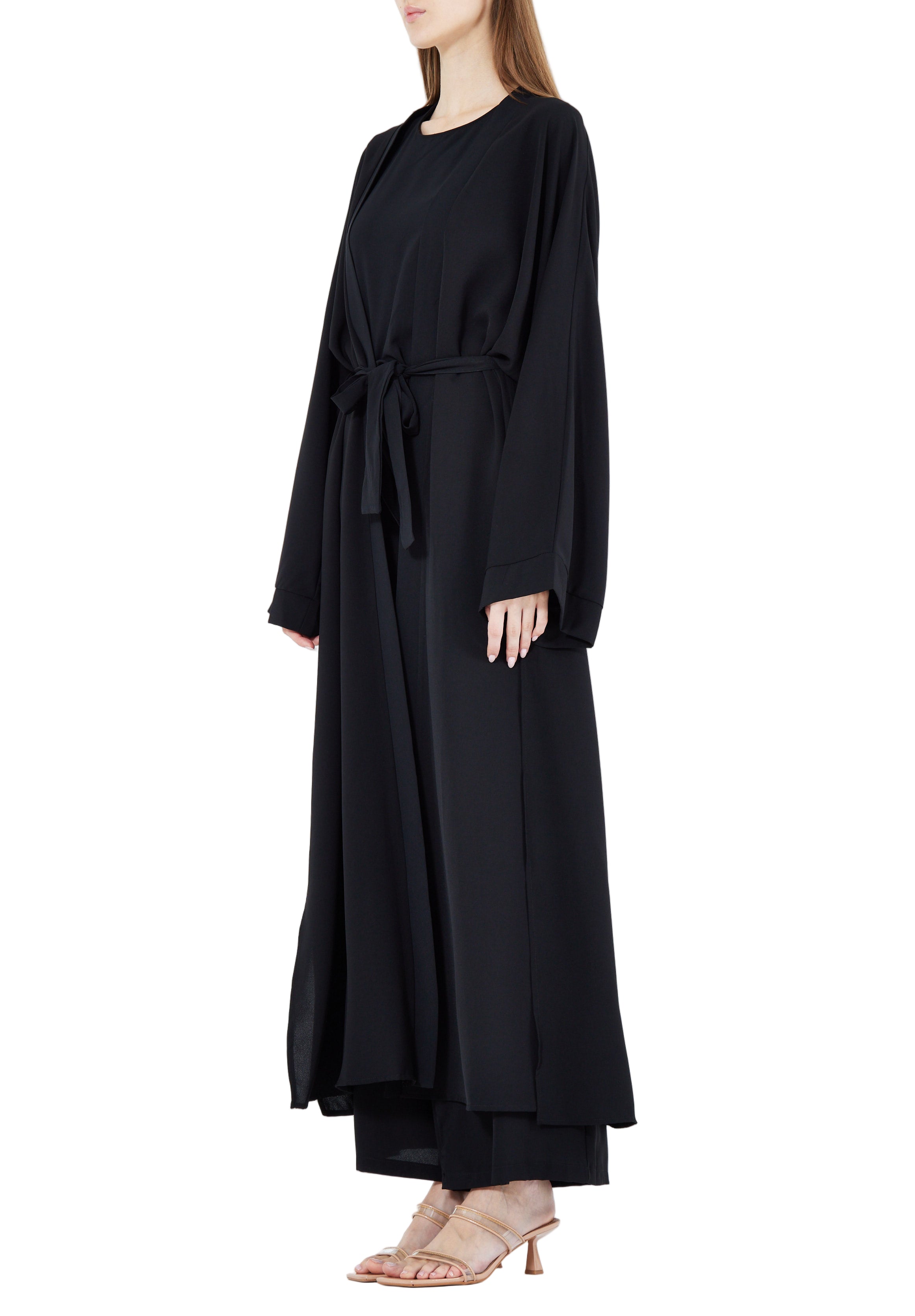 Stylish Loose fitted Jalabiya With Flared Pant