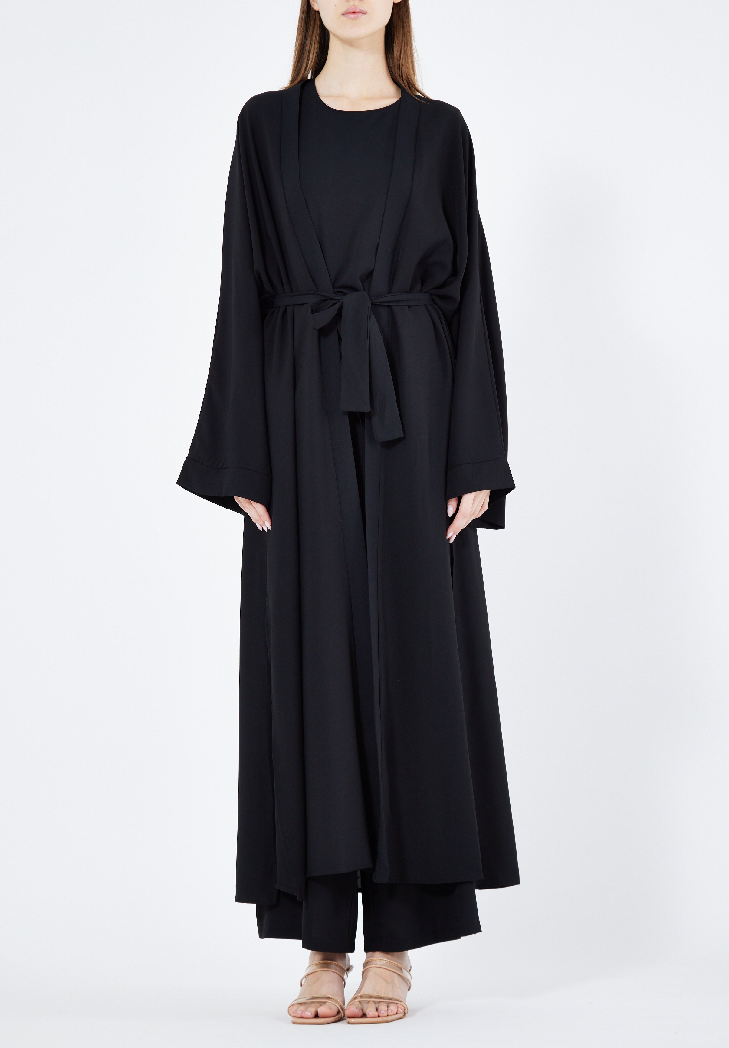 Stylish Loose fitted Jalabiya With Flared Pant