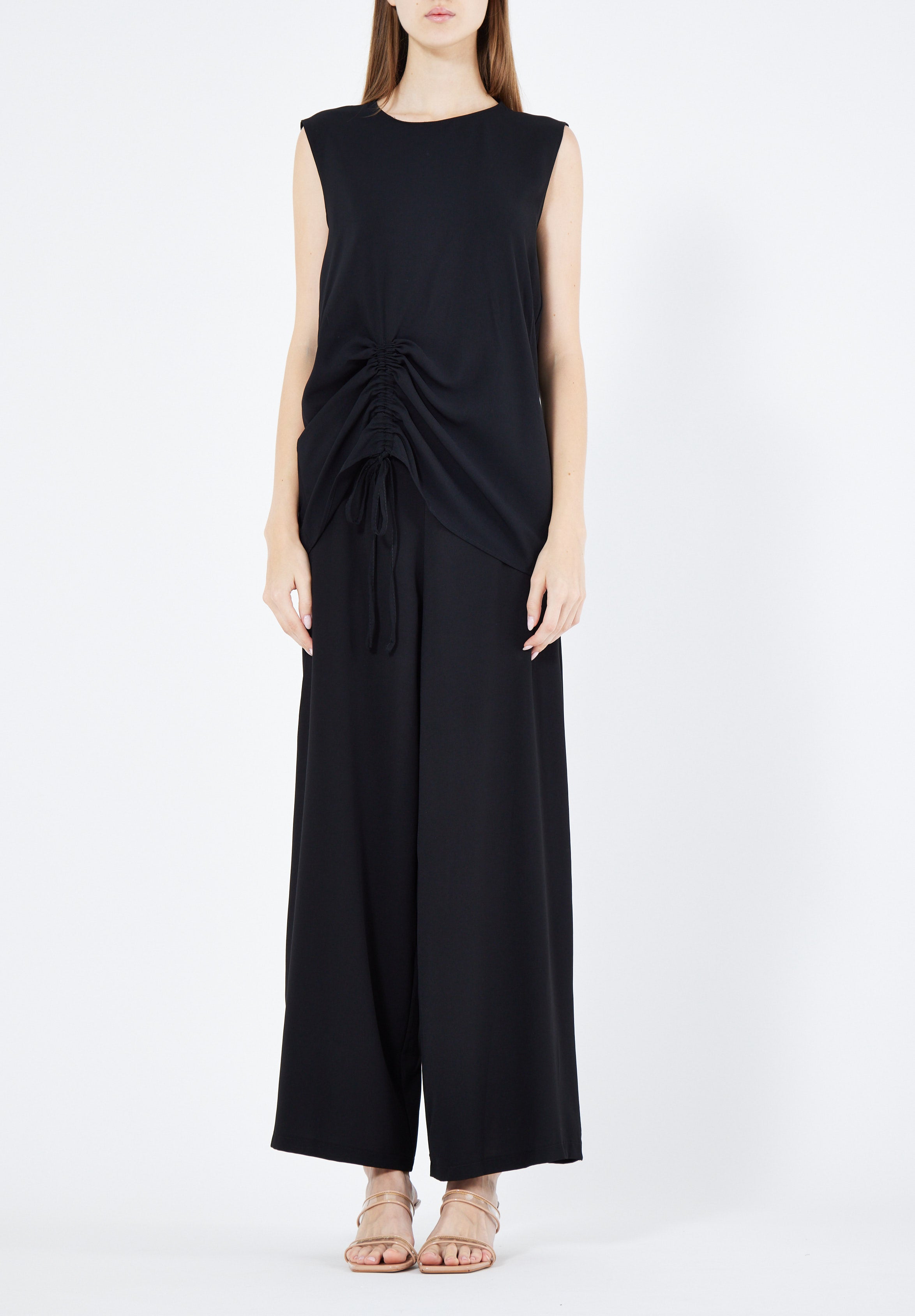 Stylish Loose fitted Jalabiya With Flared Pant