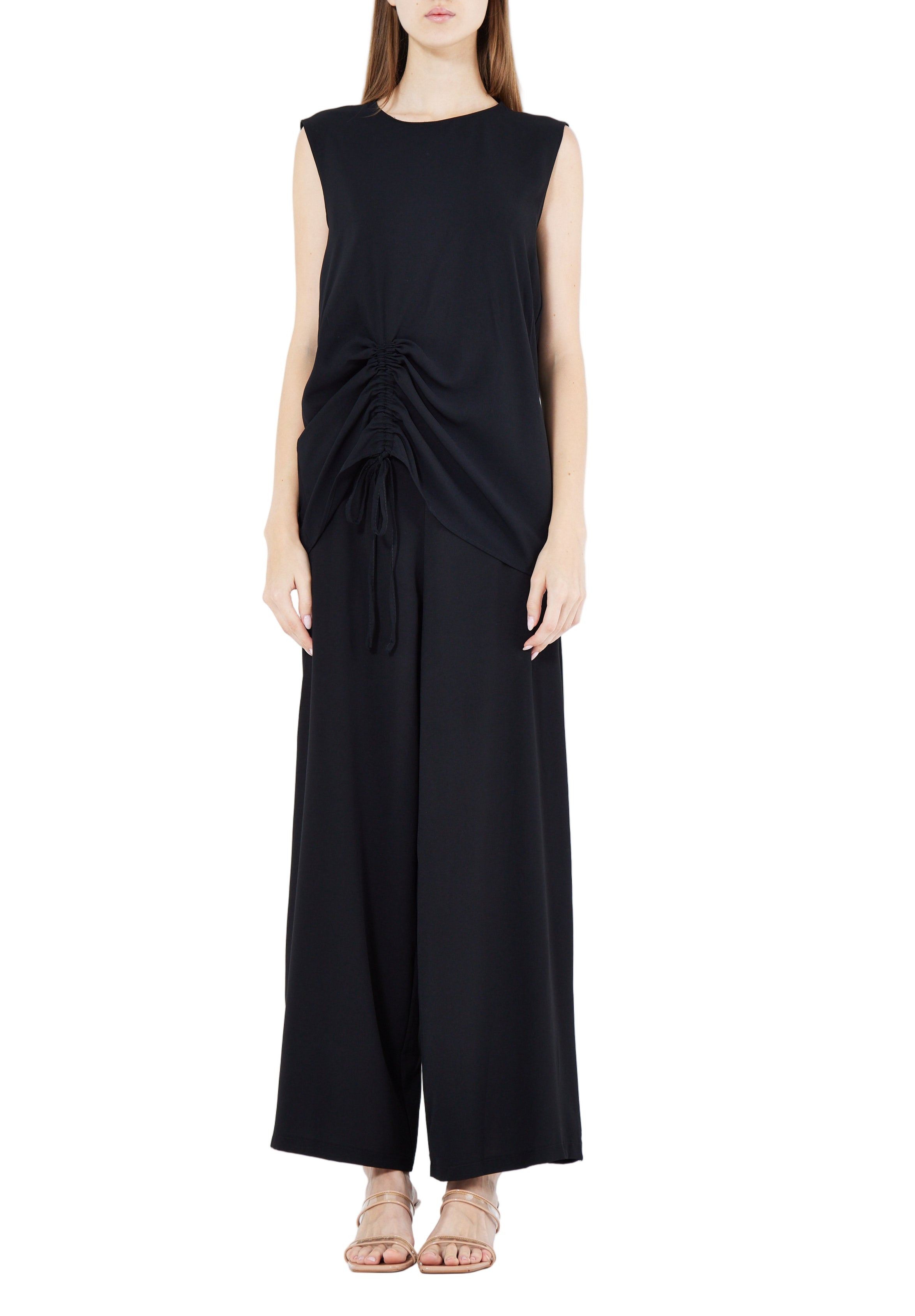 Stylish Loose fitted Jalabiya With Flared Pant