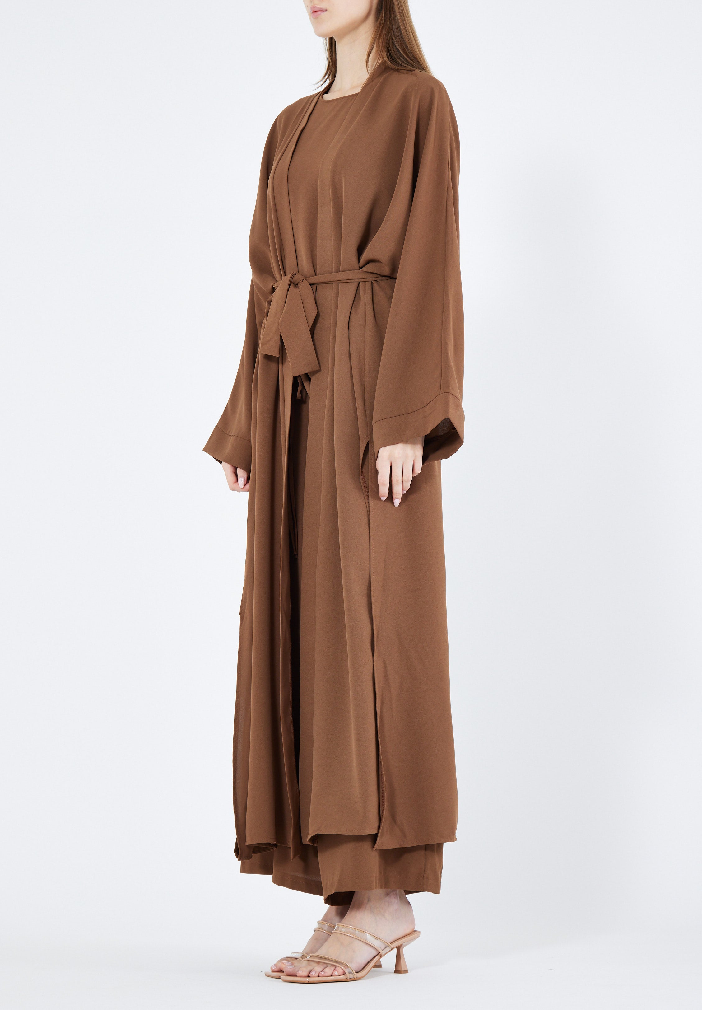 Stylish Loose fitted Jalabiya With Flared Pant