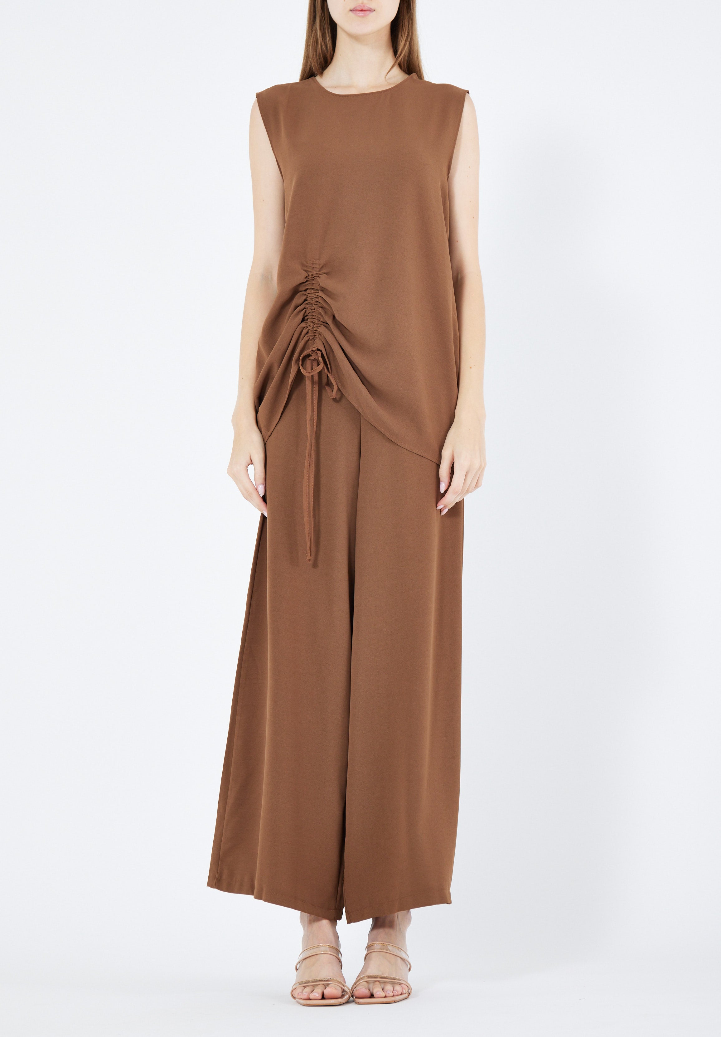 Stylish Loose fitted Jalabiya With Flared Pant