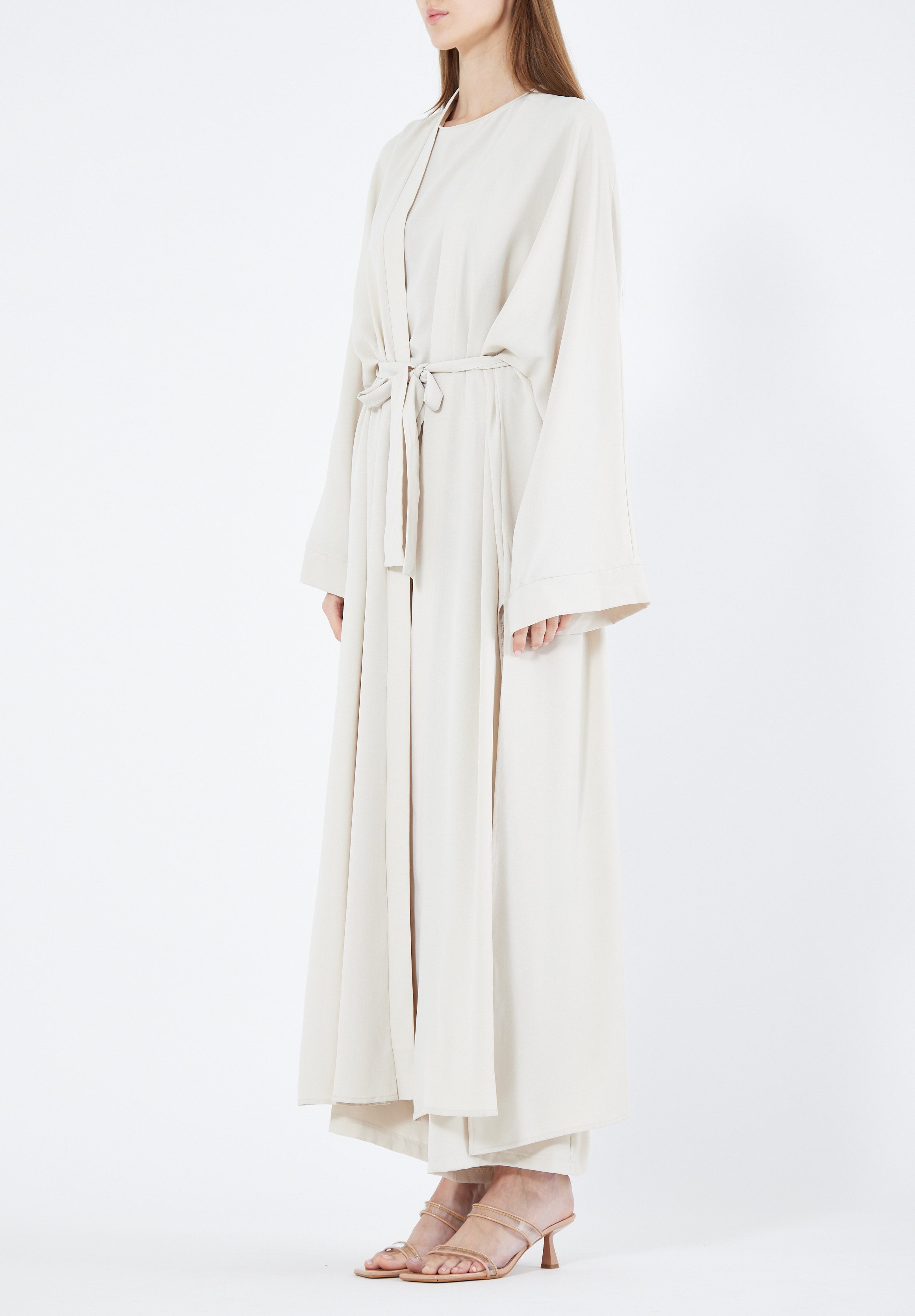 Stylish Loose fitted Jalabiya With Flared Pant
