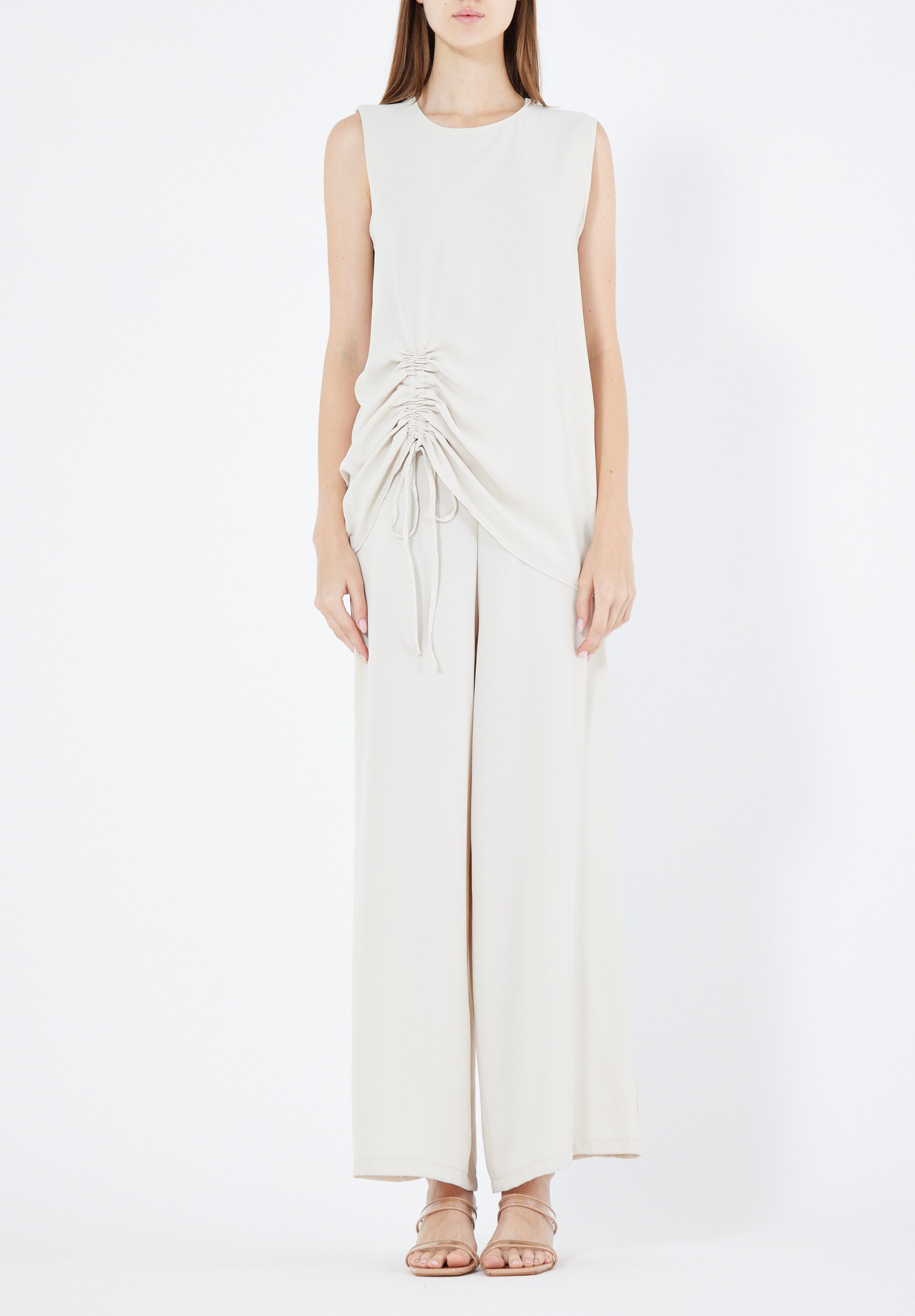Stylish Loose fitted Jalabiya With Flared Pant