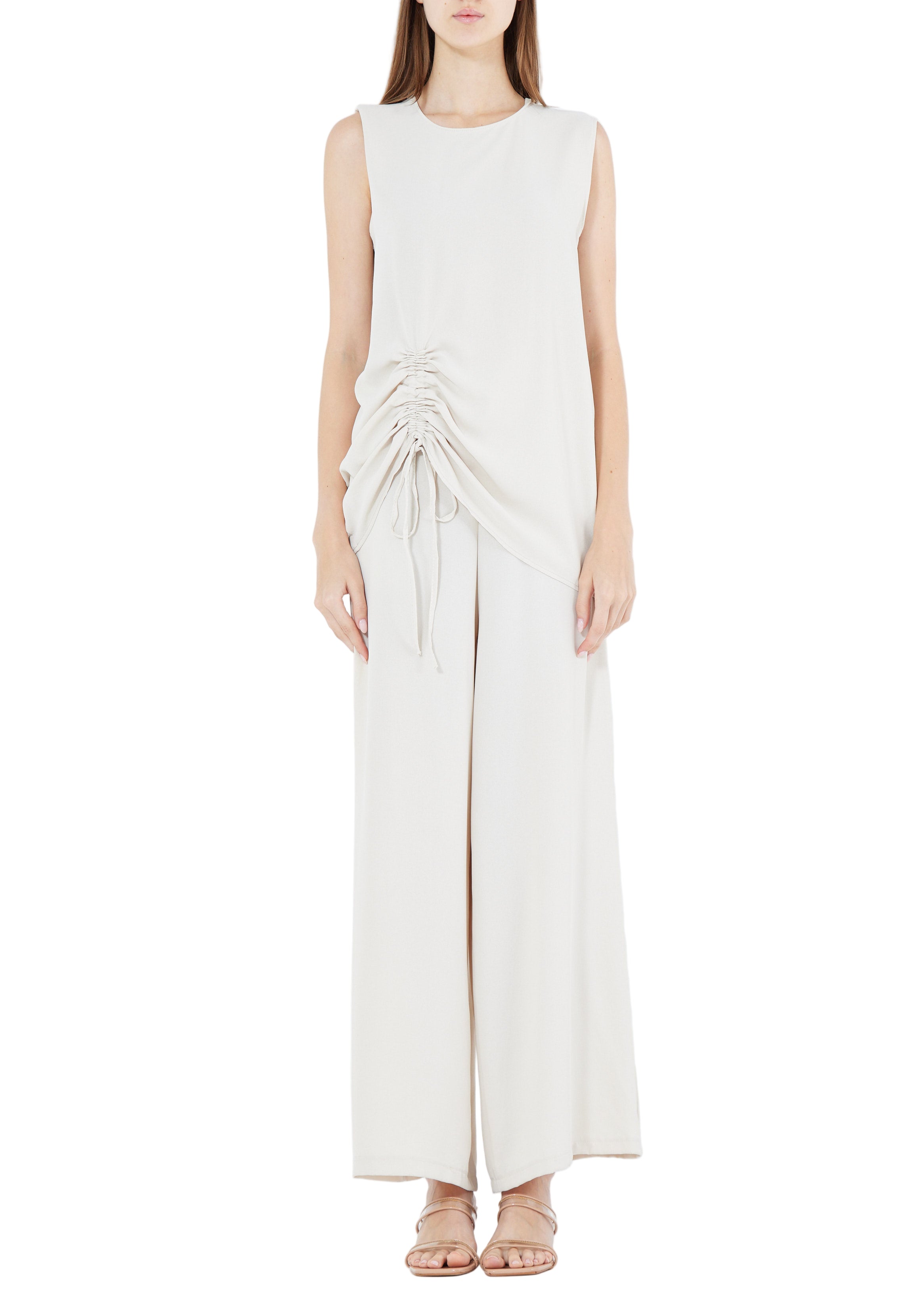 Stylish Loose fitted Jalabiya With Flared Pant