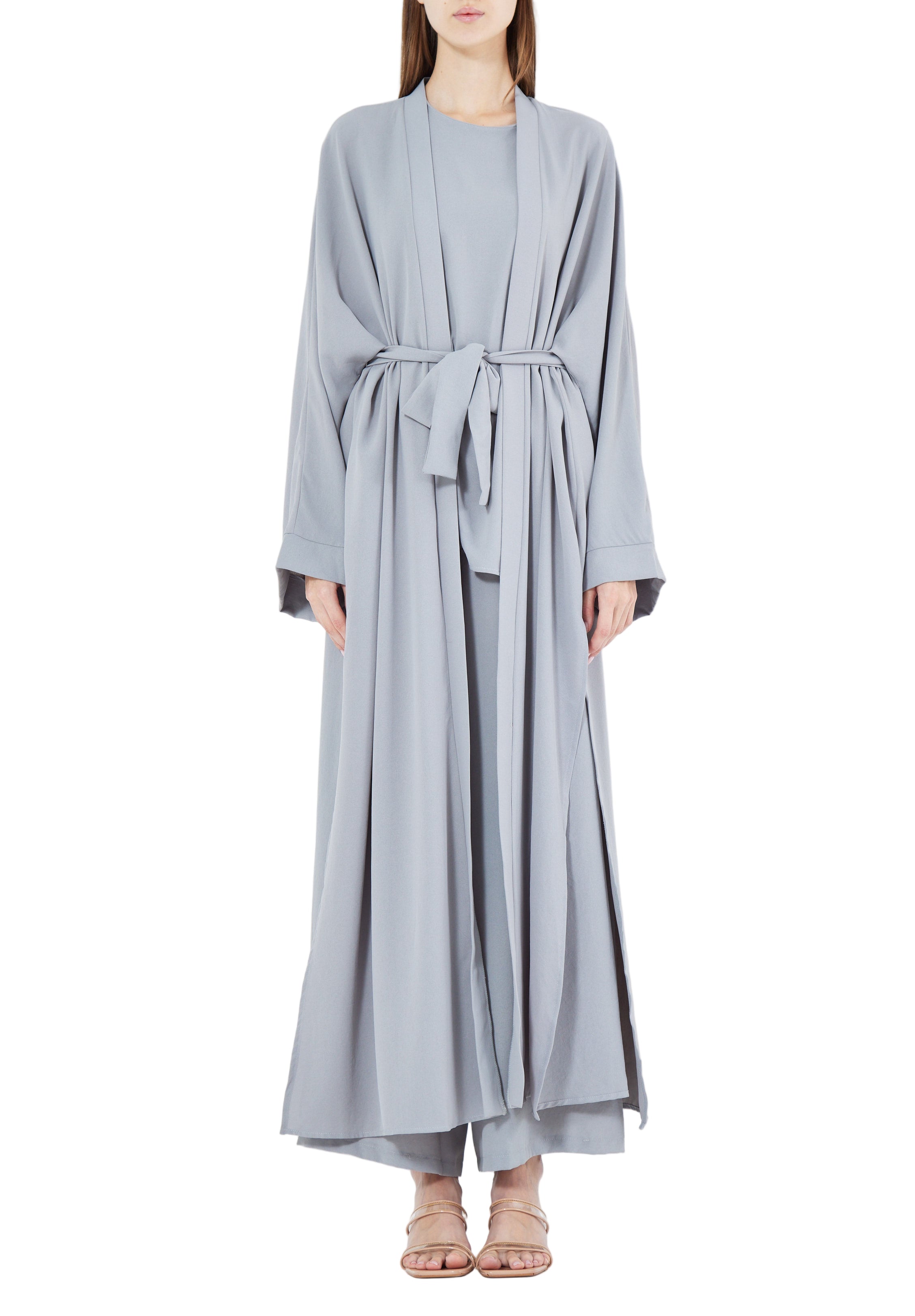 Stylish Loose fitted Jalabiya With Flared Pant