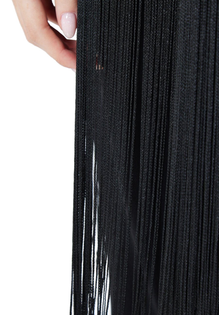 Beautiful Draped Chiffon Top With Fit And Flare Pant