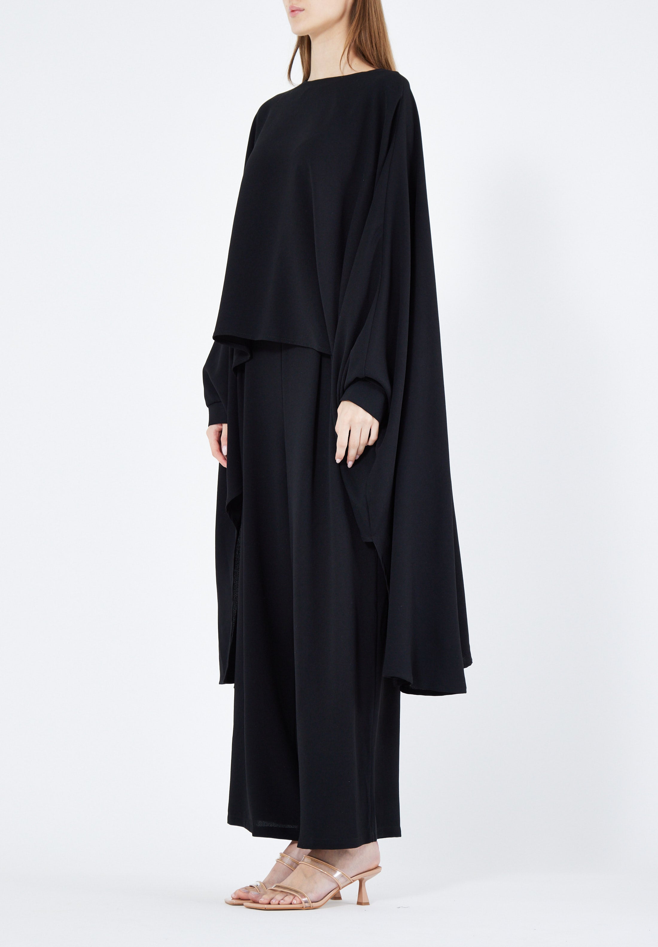 Stylish Loose Fit Draped Top With Loose Fit Pant