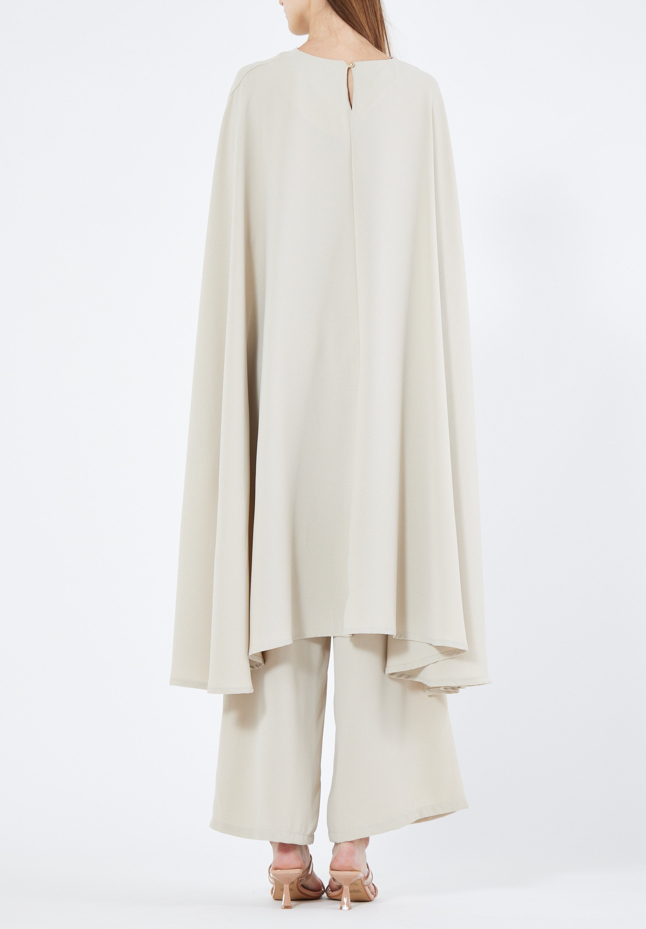 Stylish Loose Fit Draped Top With Loose Fit Pant