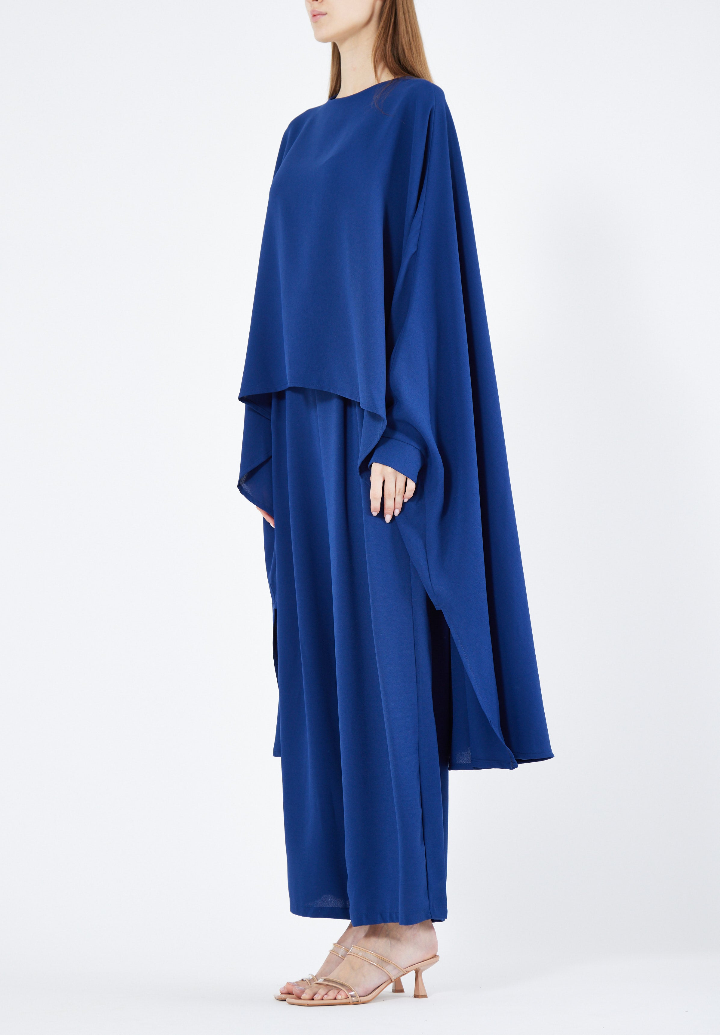 Stylish Loose Fit Draped Top With Loose Fit Pant
