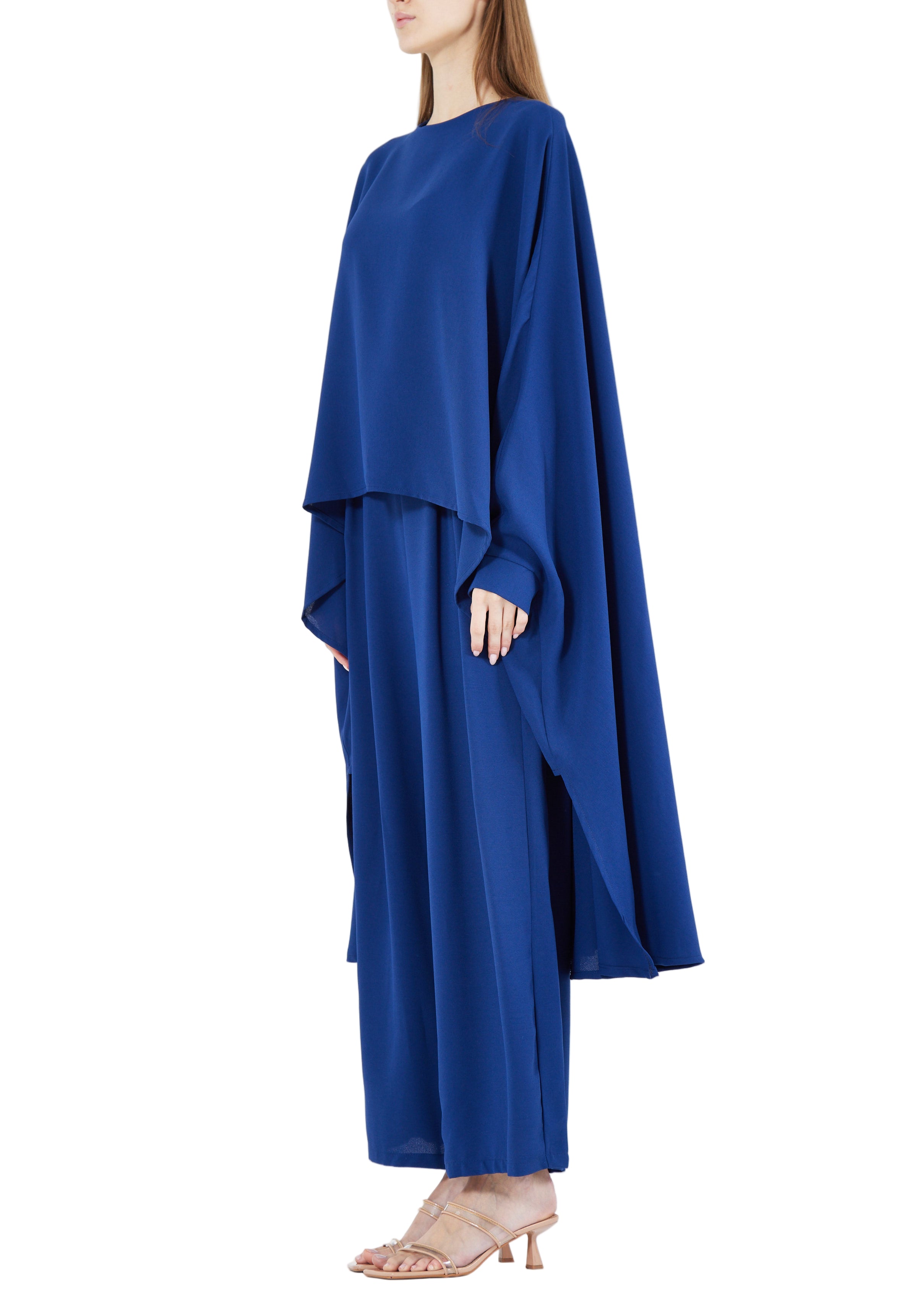 Stylish Loose Fit Draped Top With Loose Fit Pant