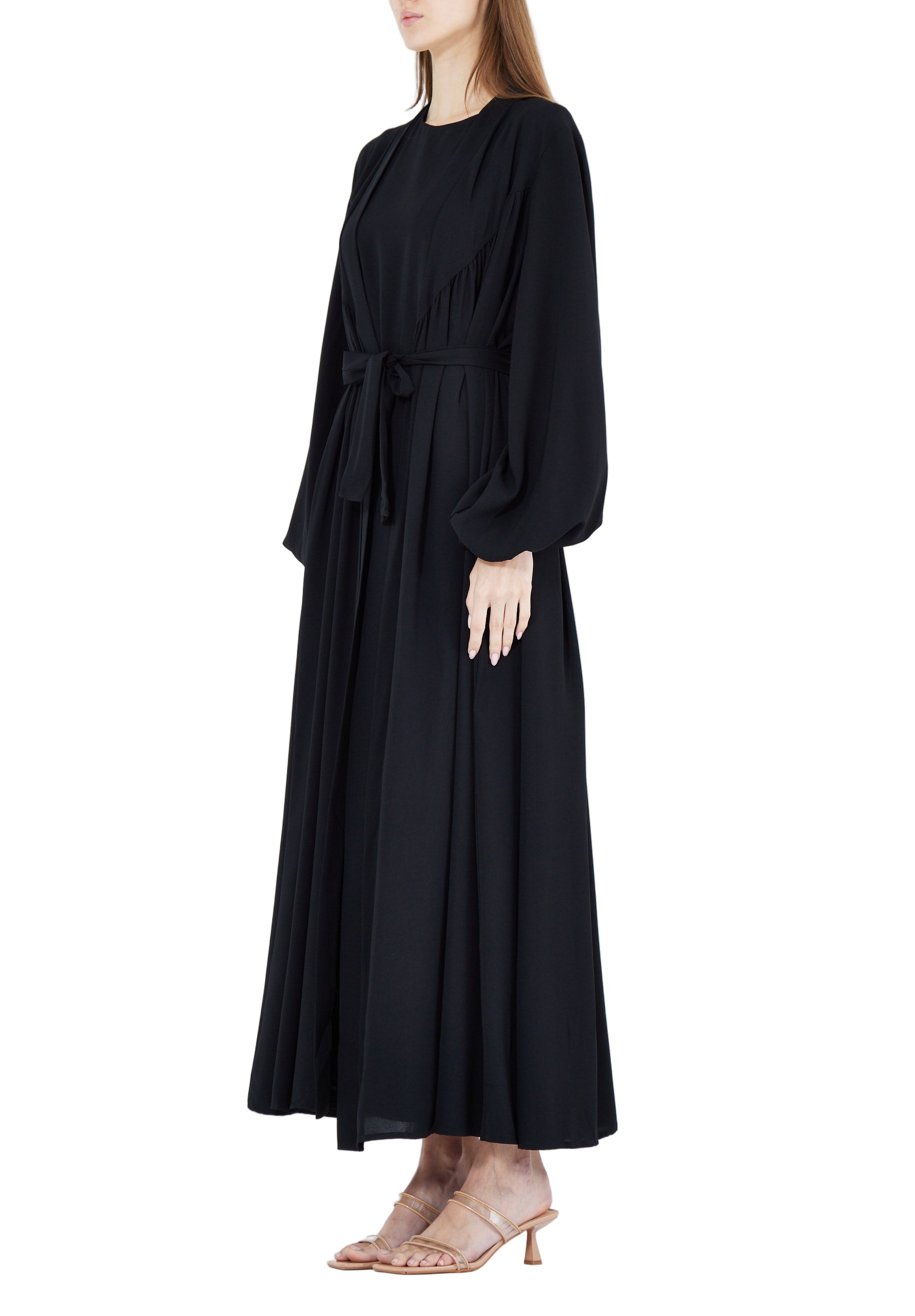 Beautiful Crepe Loose Fitted Jalabiya