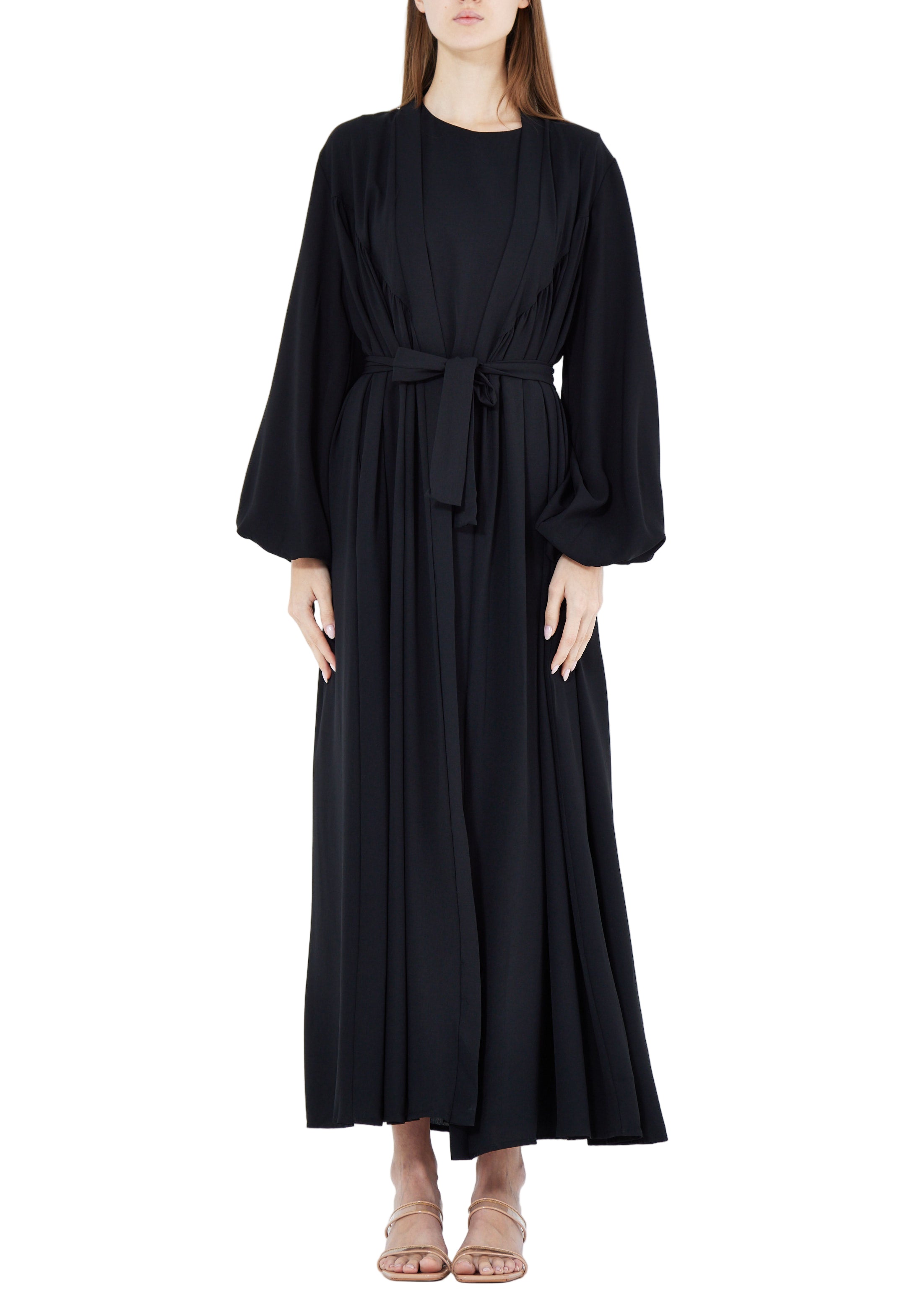 Beautiful Crepe Loose Fitted Jalabiya