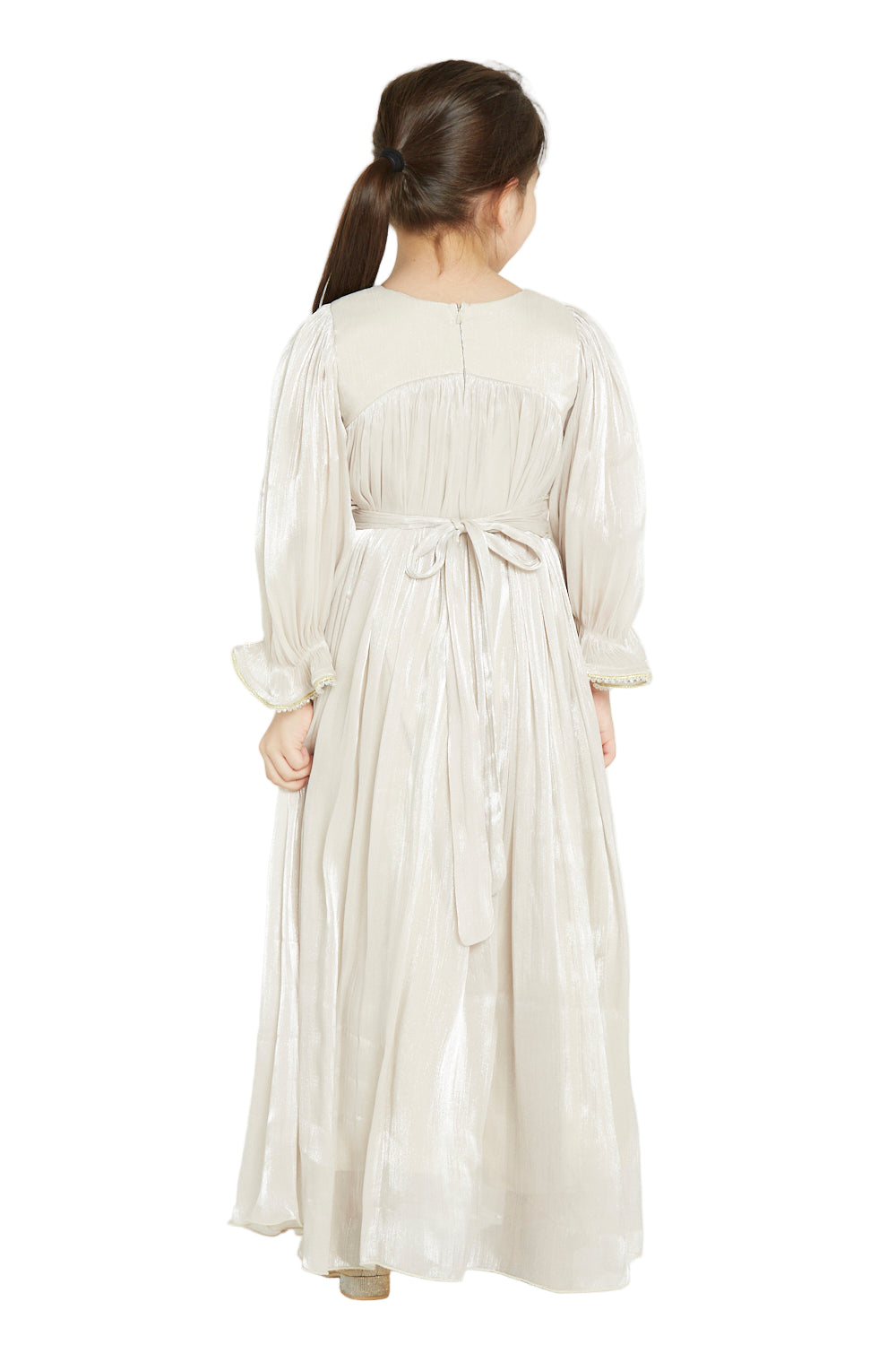 Shimmer Detail Party Gown