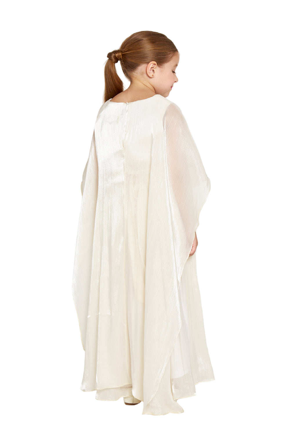 Sheer Overlay Party Gown