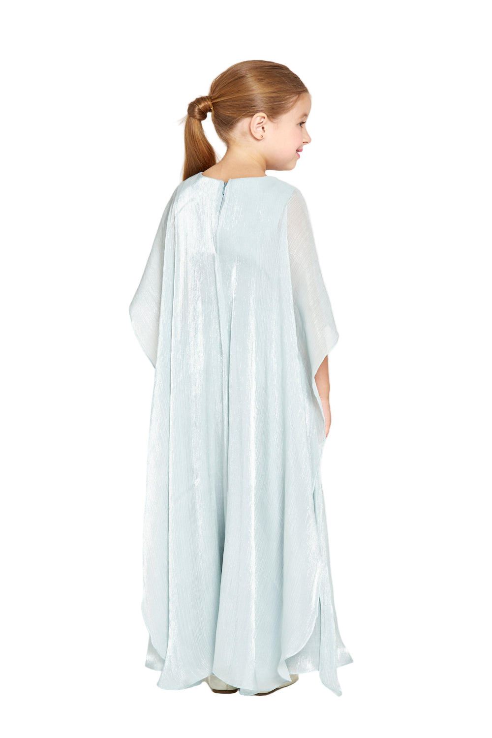 Sheer Overlay Party Gown