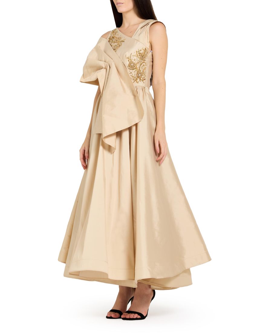 Oversized Bow Evening Gown