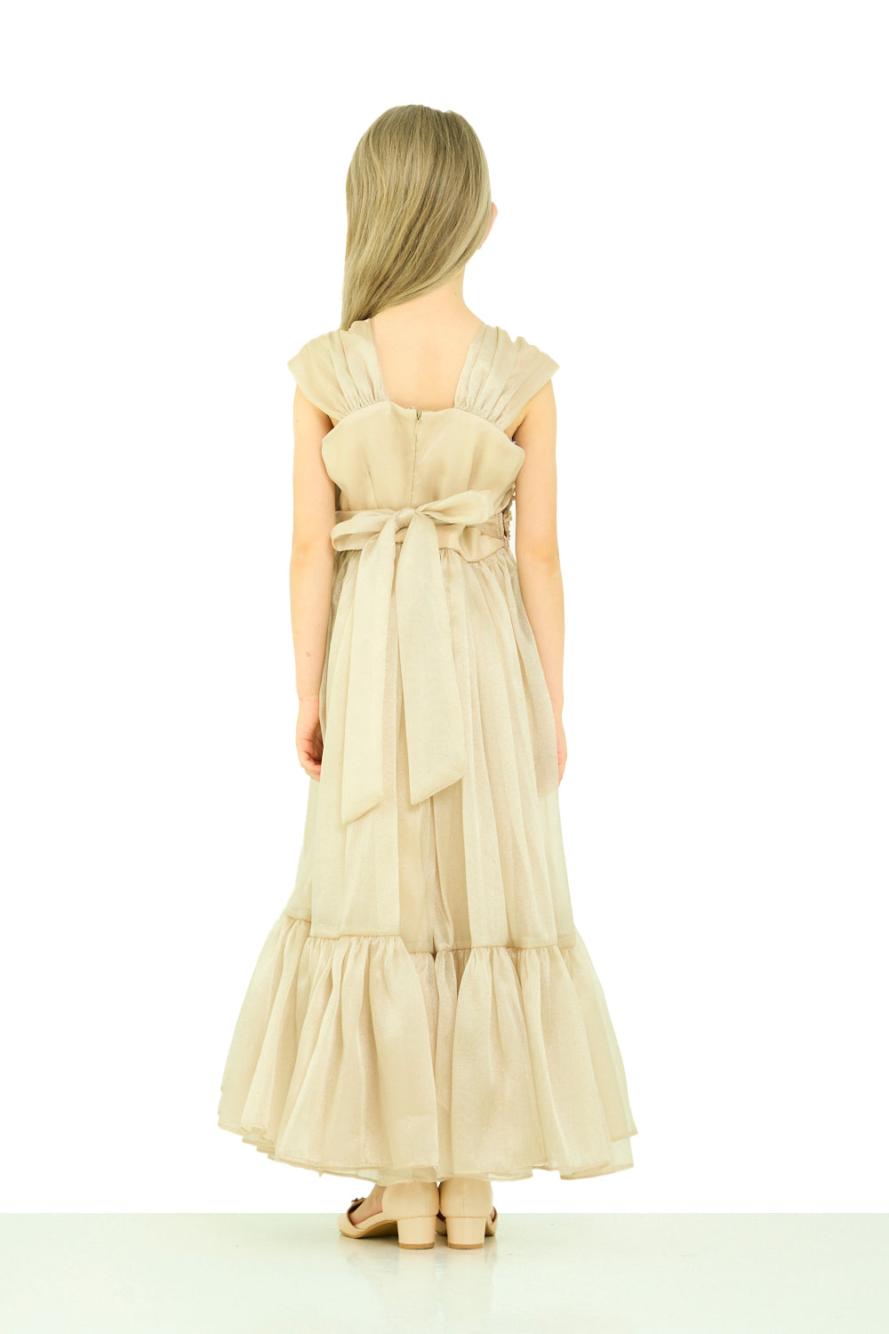 Floral Waist Tiered Dress