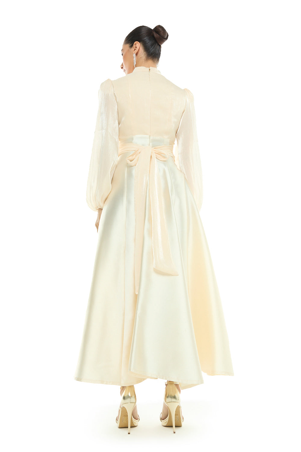 Beaded Empire Waist Gown