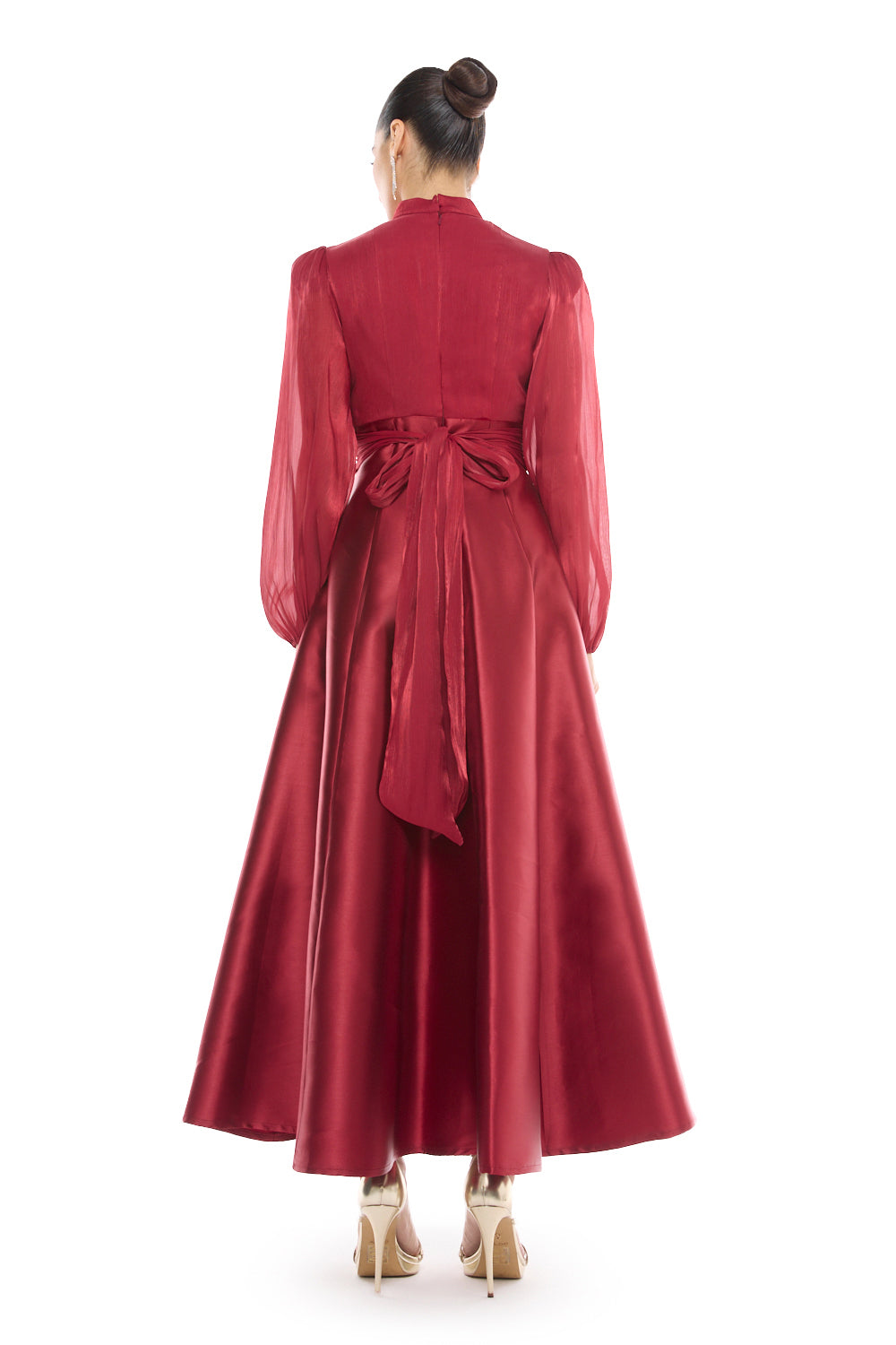 Beaded Empire Waist Gown