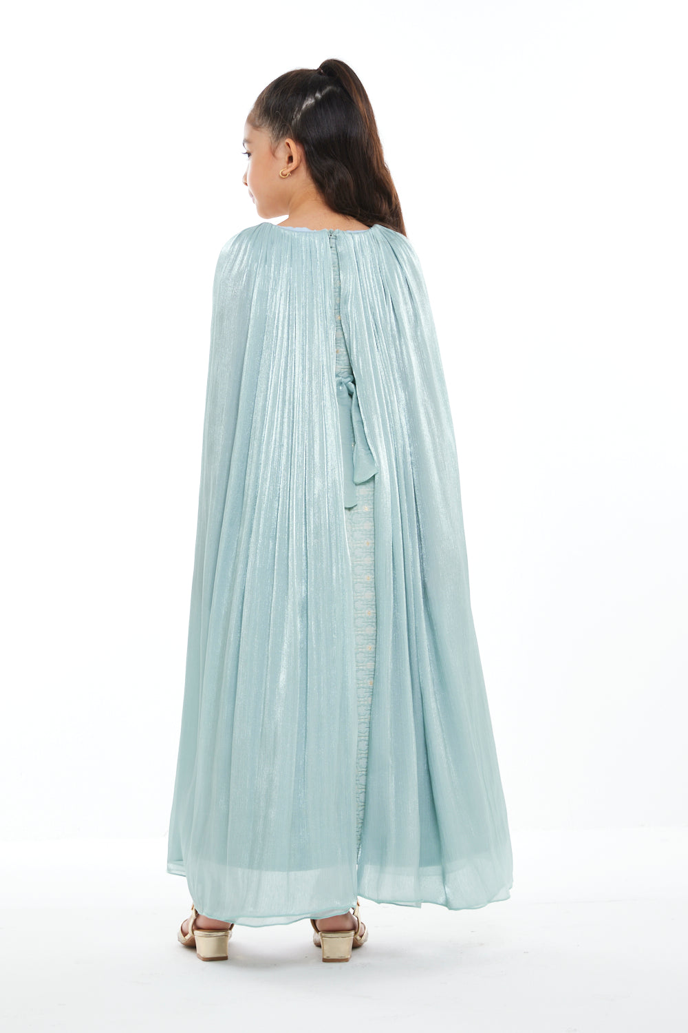 Starlight Cape Occasion Gown