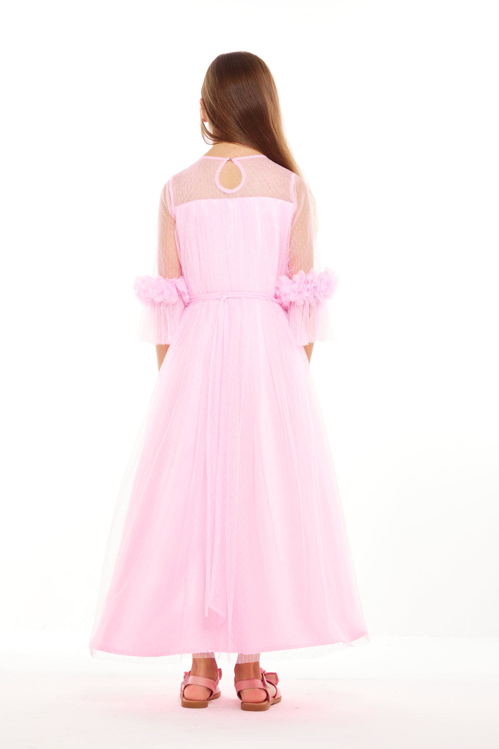 Blossom Cuff Tulle Dress