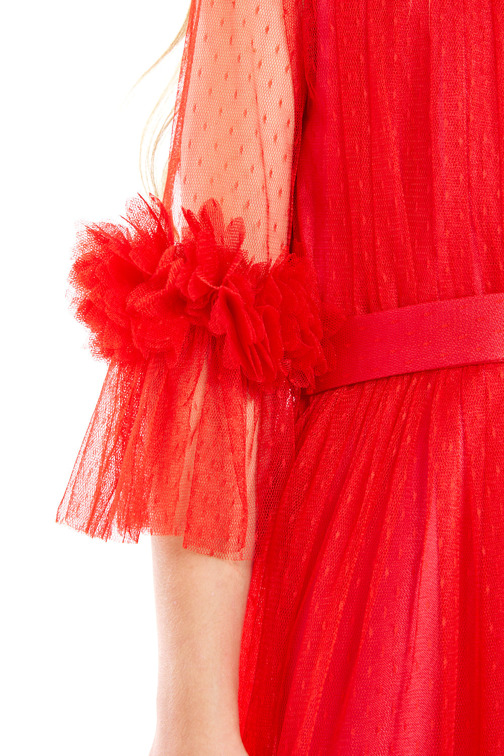 Blossom Cuff Tulle Dress