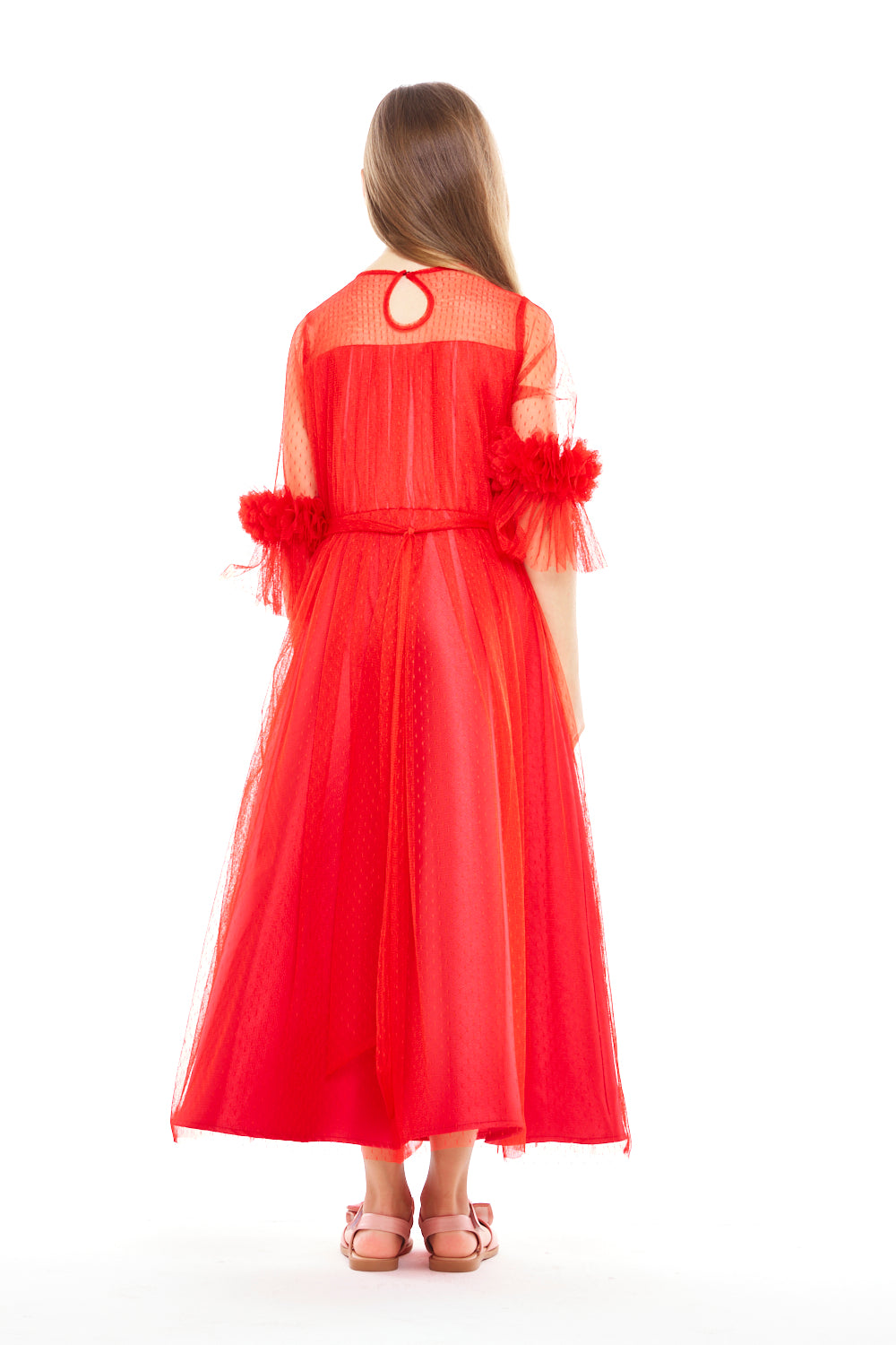 Blossom Cuff Tulle Dress