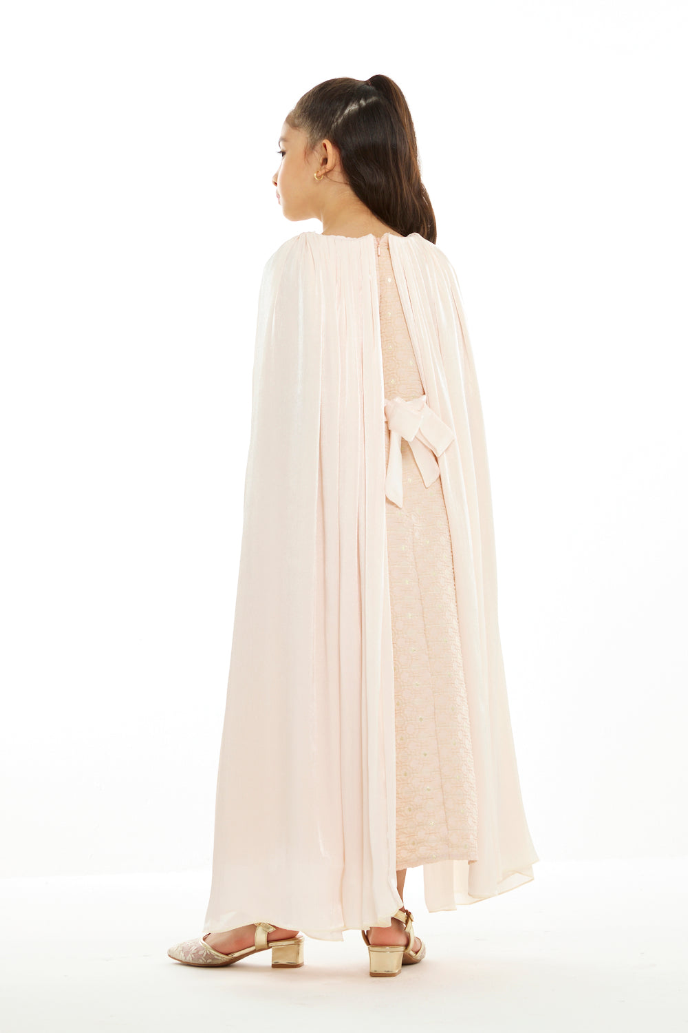 Starlight Cape Occasion Gown