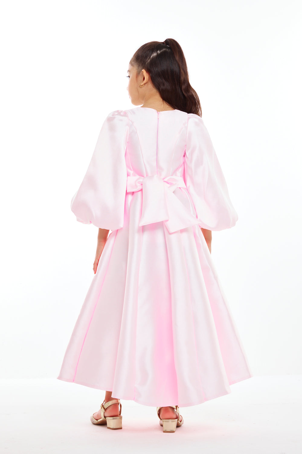 Couture Balloon Sleeve Dress