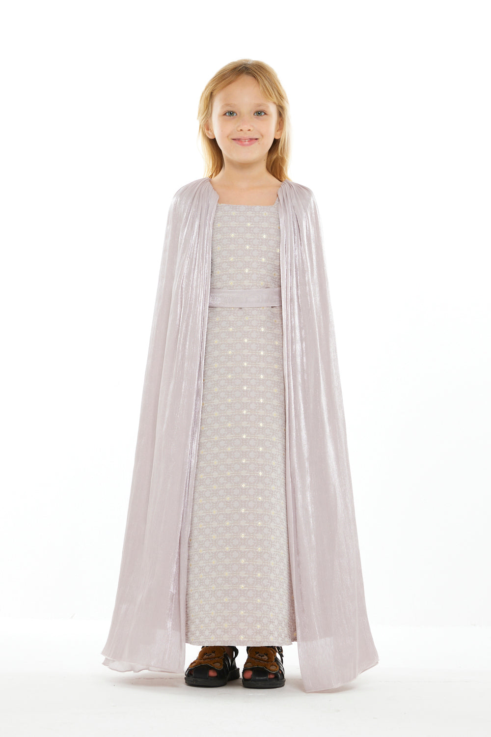 Starlight Cape Occasion Gown