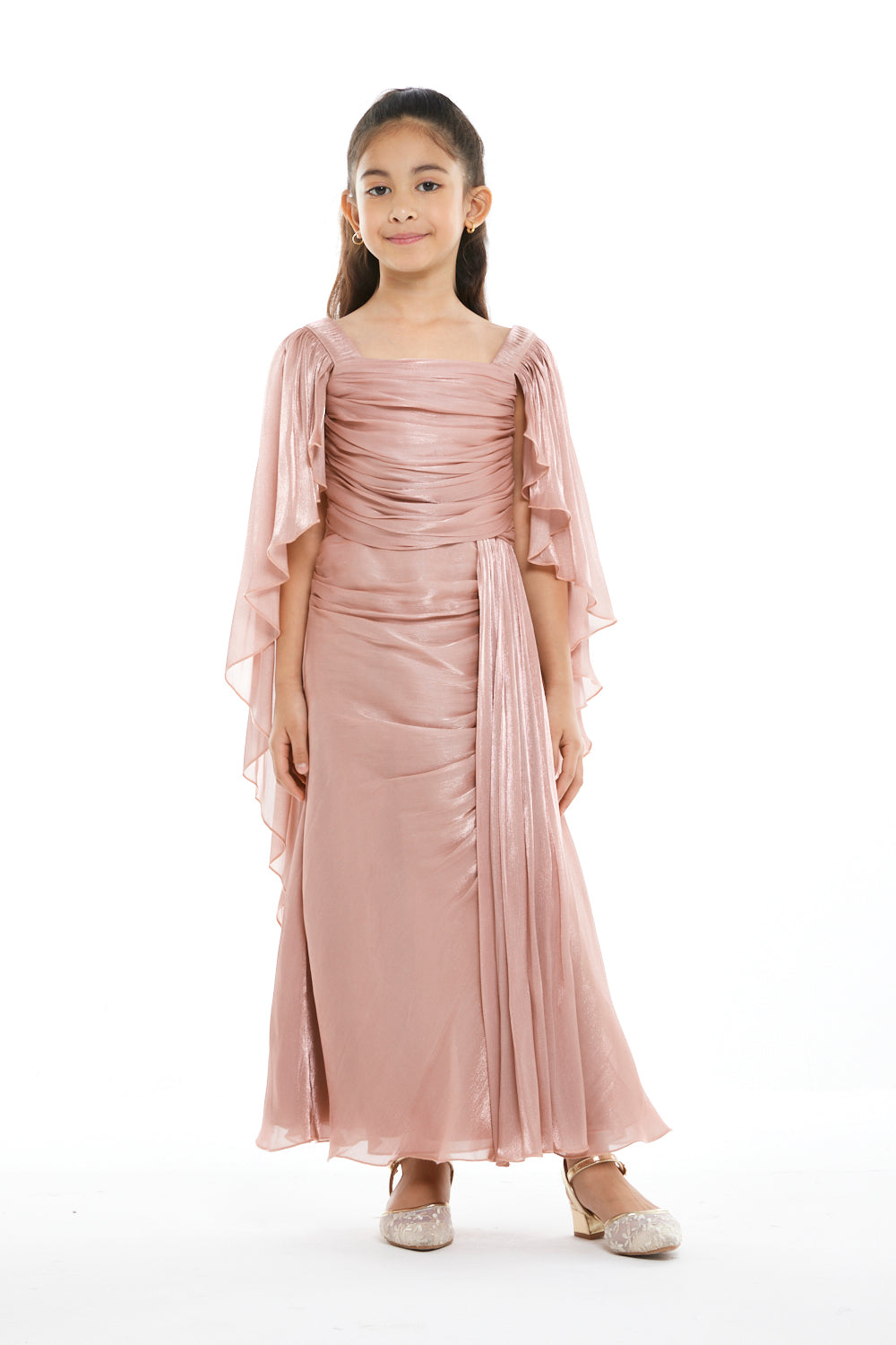 Rosewater Cascade Gown