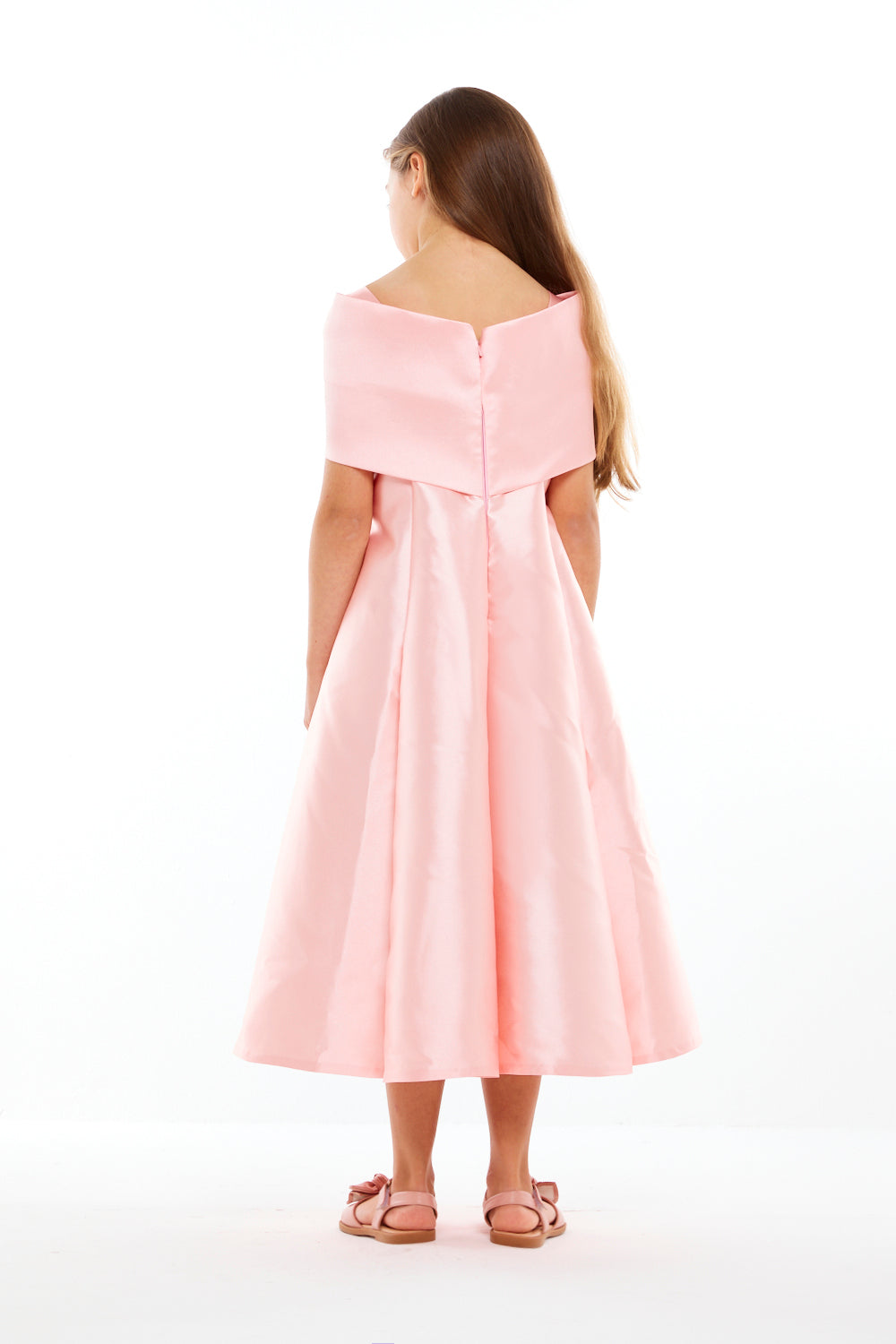 Statement Bow Drape Dress