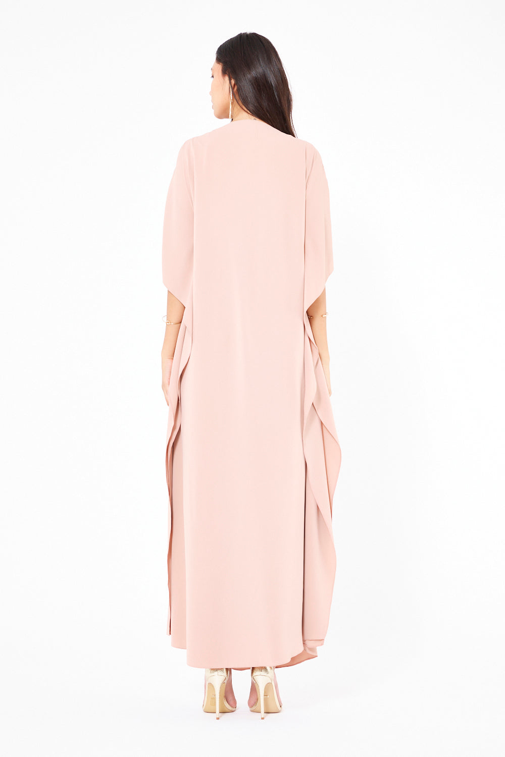 Embellished Floral Motif Kaftan