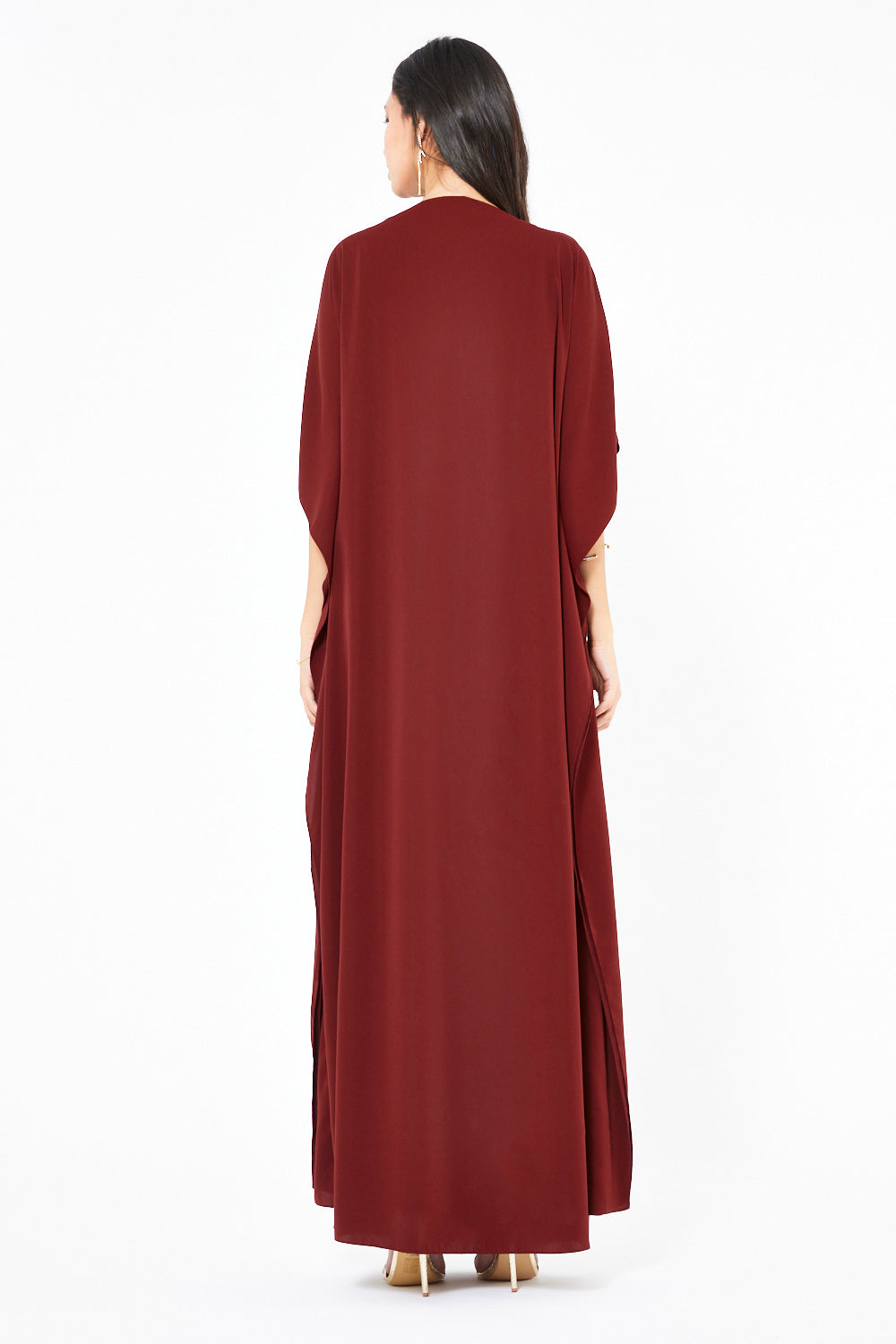 Embellished Floral Motif Kaftan