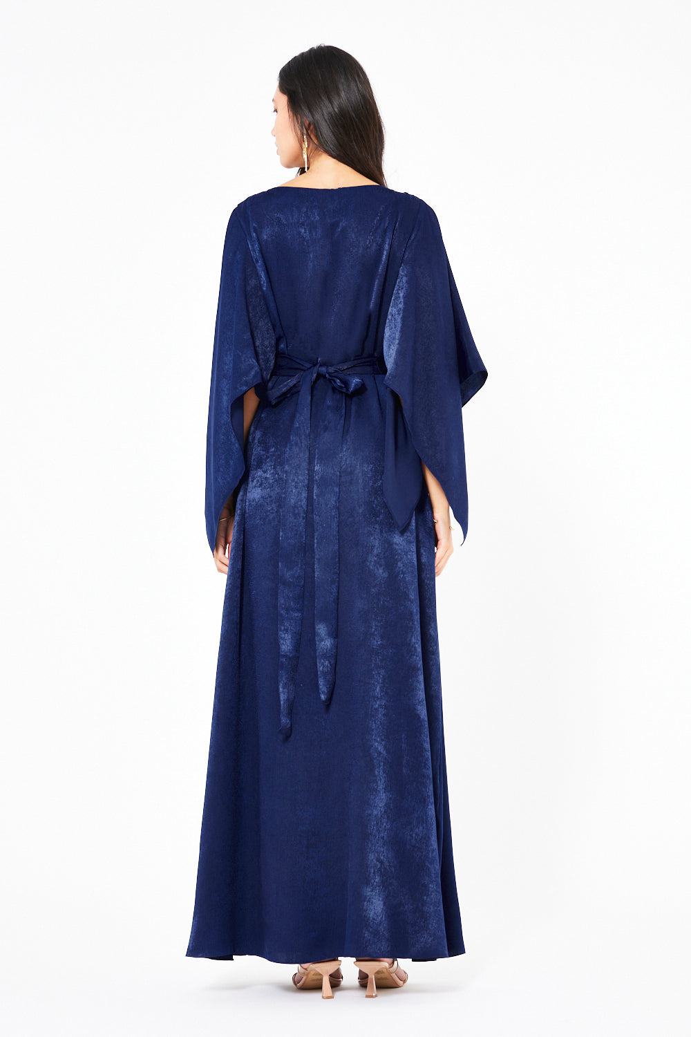 Floral Embellished Kaftan Gown