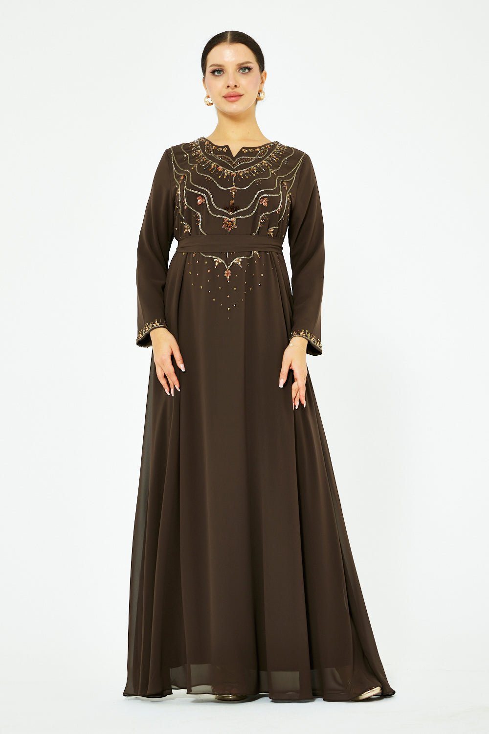 Imperial Embellished Bodice A-Line Gown